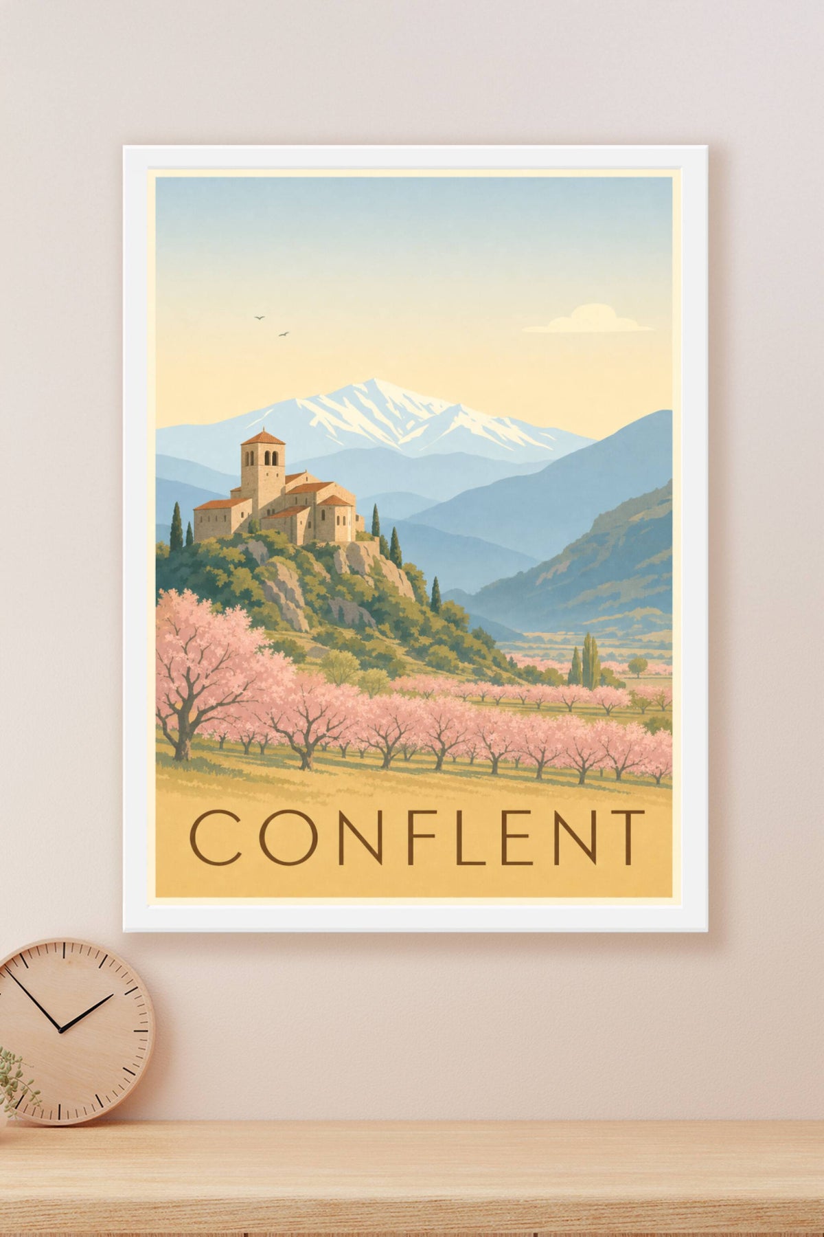 Affiche du Conflent - Poster de Saint-Martin-du-Canigou