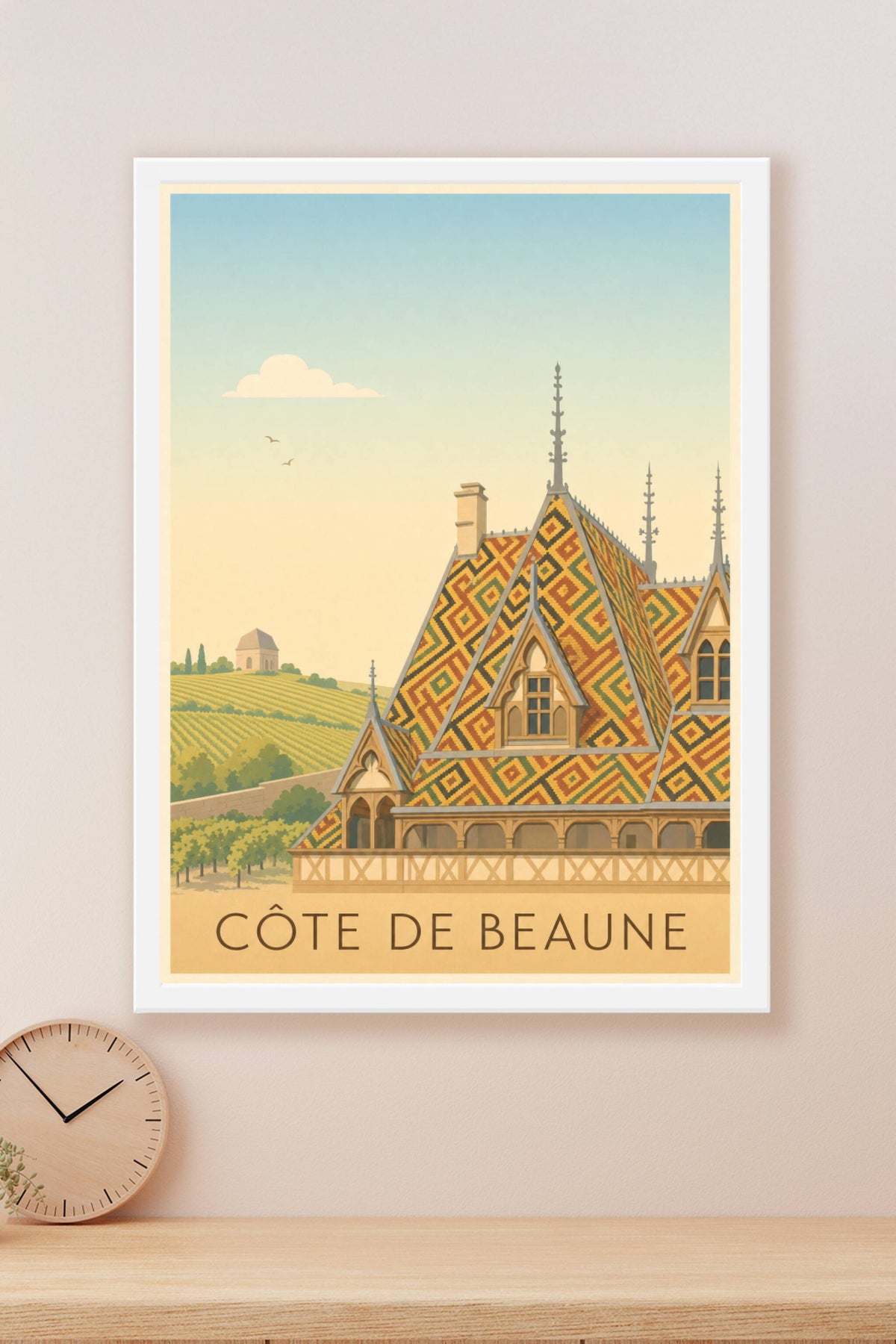 Affiche de la Côte de Beaune - Poster des Hospices de Beaune
