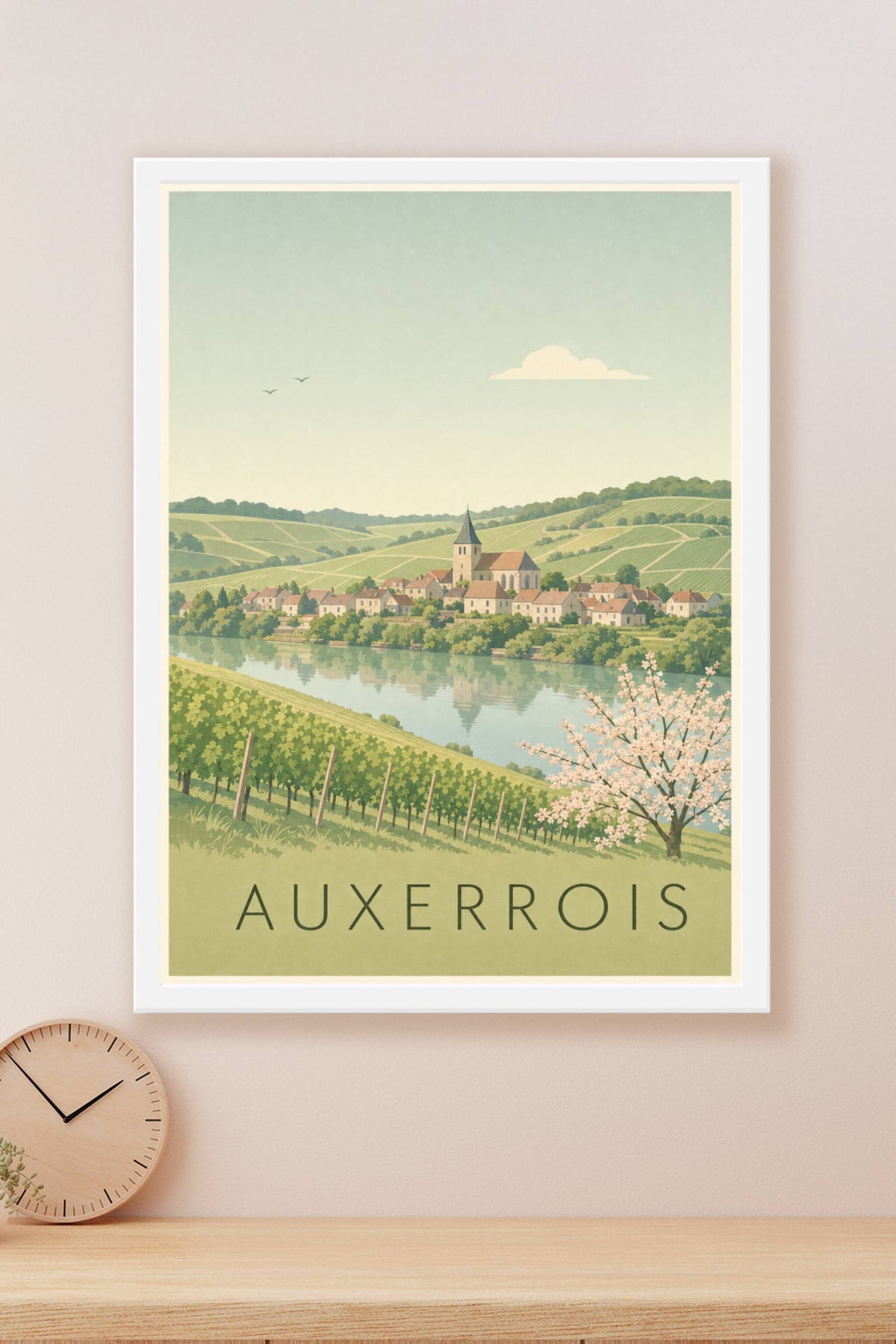 Affiche de l'Auxerrois - Poster d'Auxerre