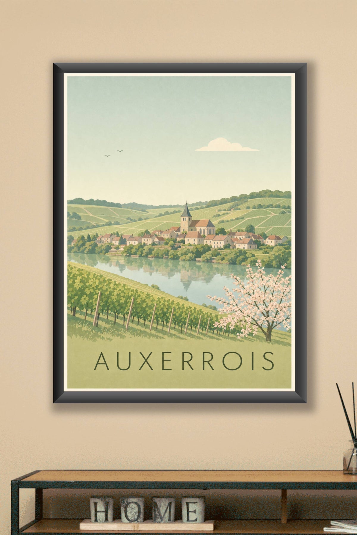 Affiche de l'Auxerrois - Poster d'Auxerre