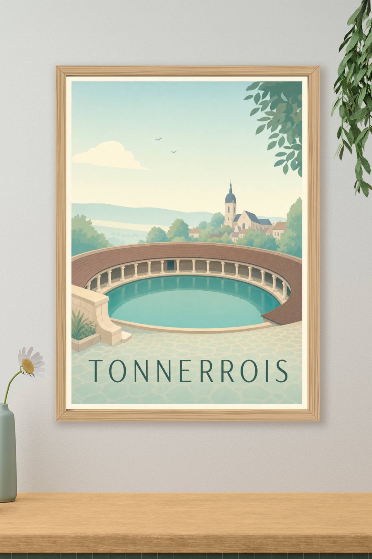 Affiche du Tonnerrois - Poster de la fosse Dionne