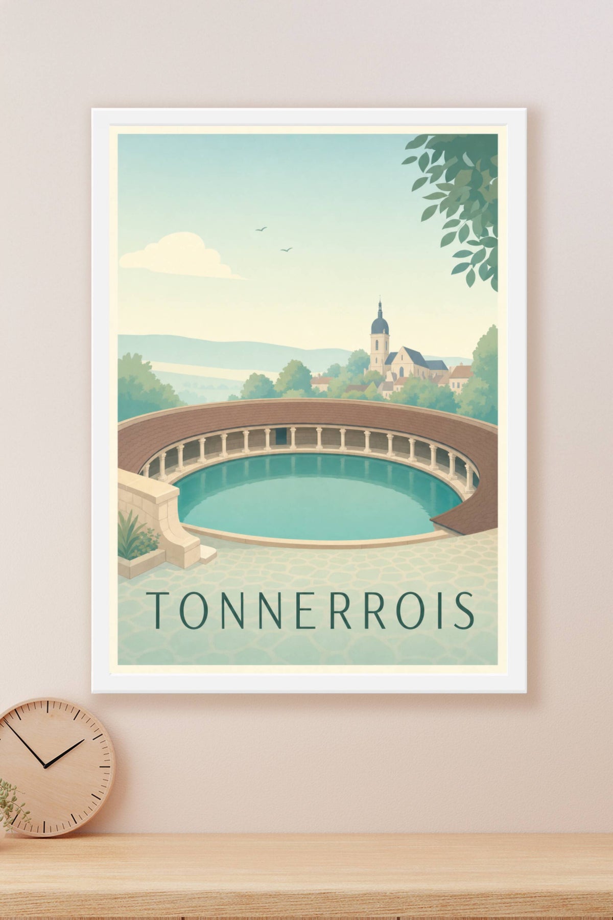 Affiche du Tonnerrois - Poster de la fosse Dionne