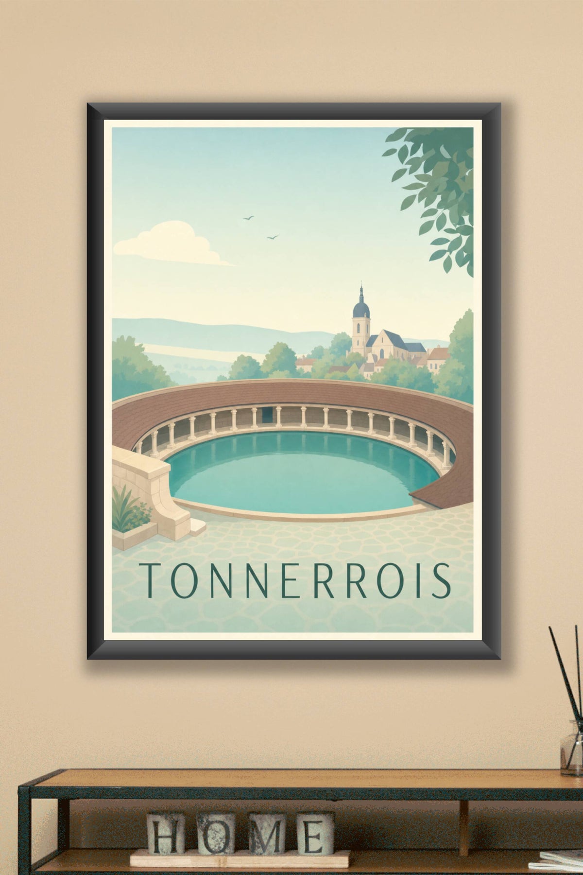 Affiche du Tonnerrois - Poster de la fosse Dionne