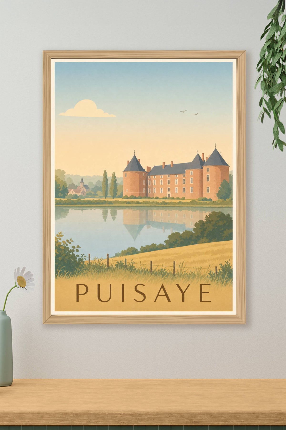 Affiche de la Puisaye - Poster de Saint-Fargeau