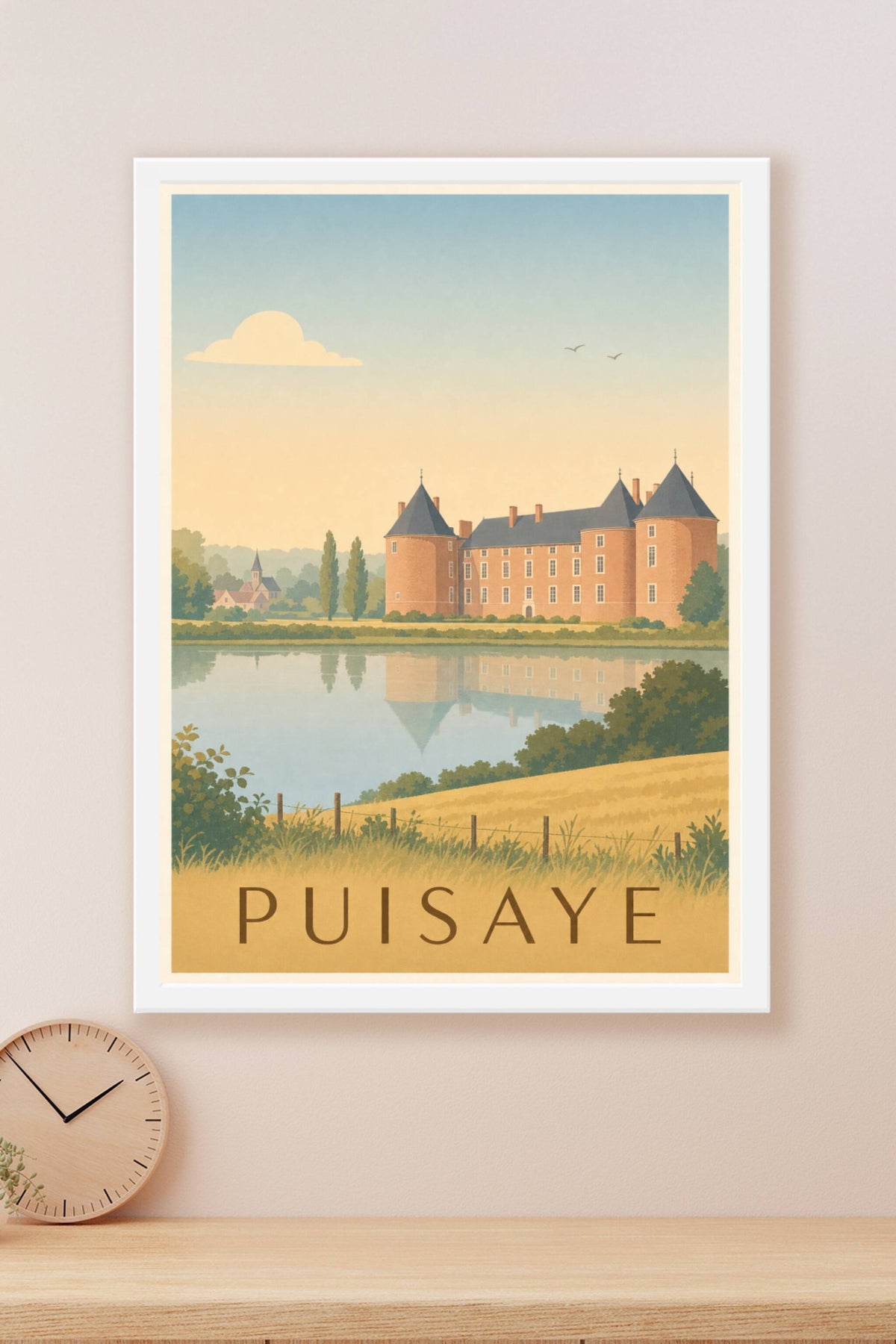 Affiche de la Puisaye - Poster de Saint-Fargeau