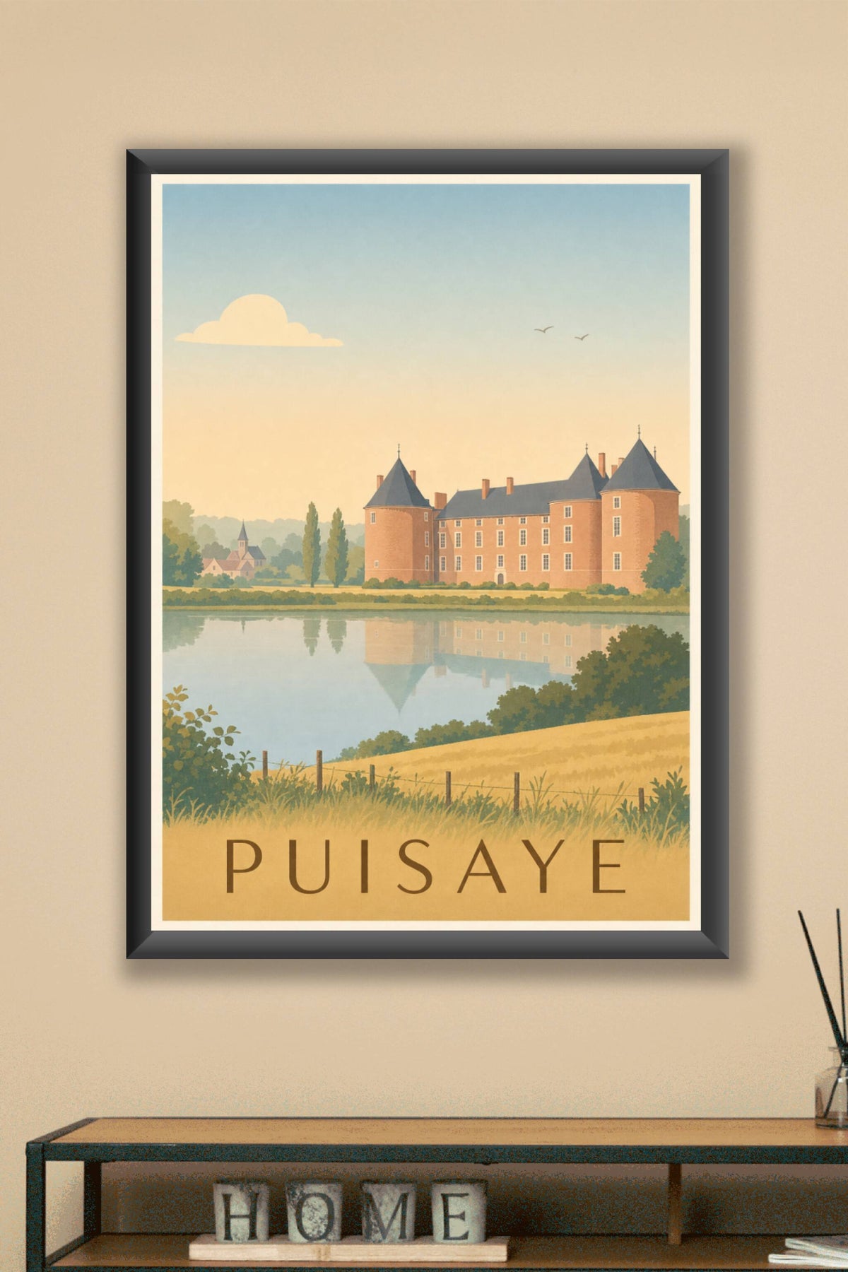 Affiche de la Puisaye - Poster de Saint-Fargeau