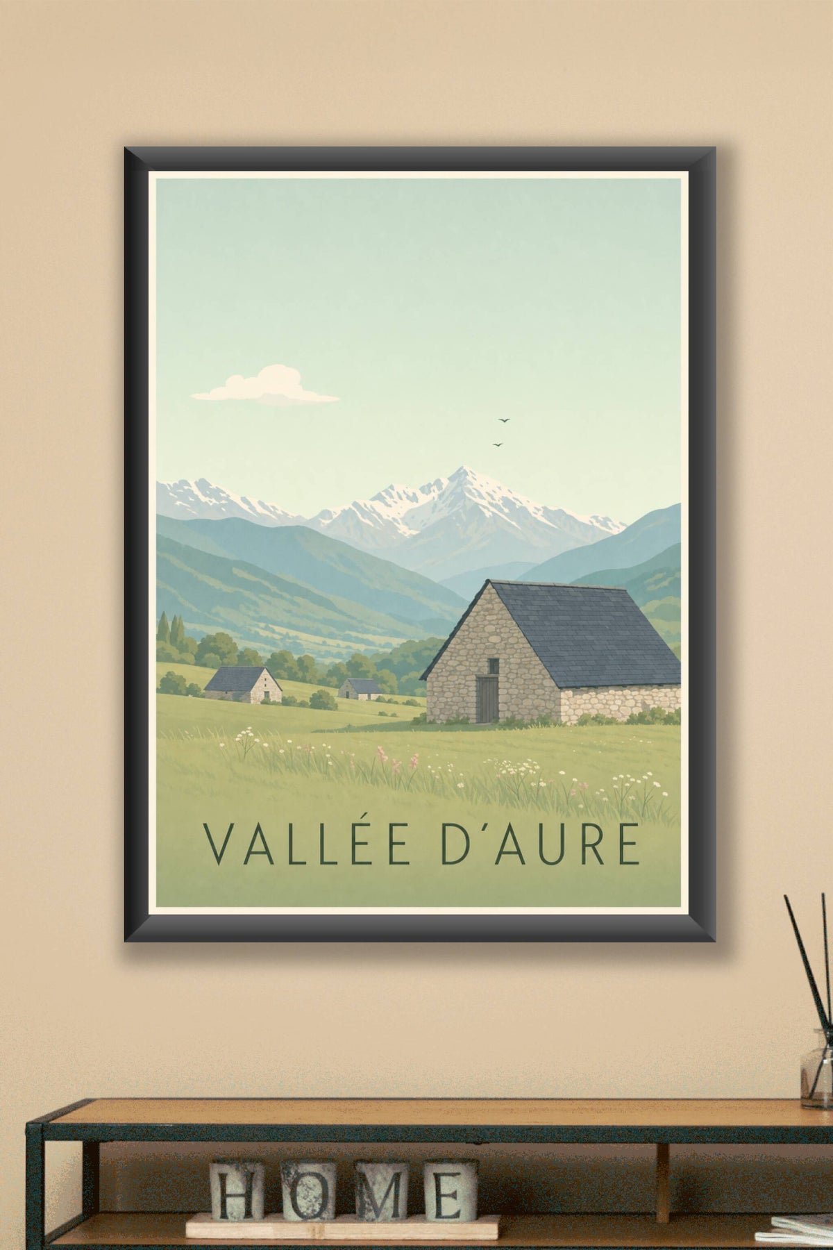 Affiche de la Vallée d'Aure - Poster de Saint-Lary