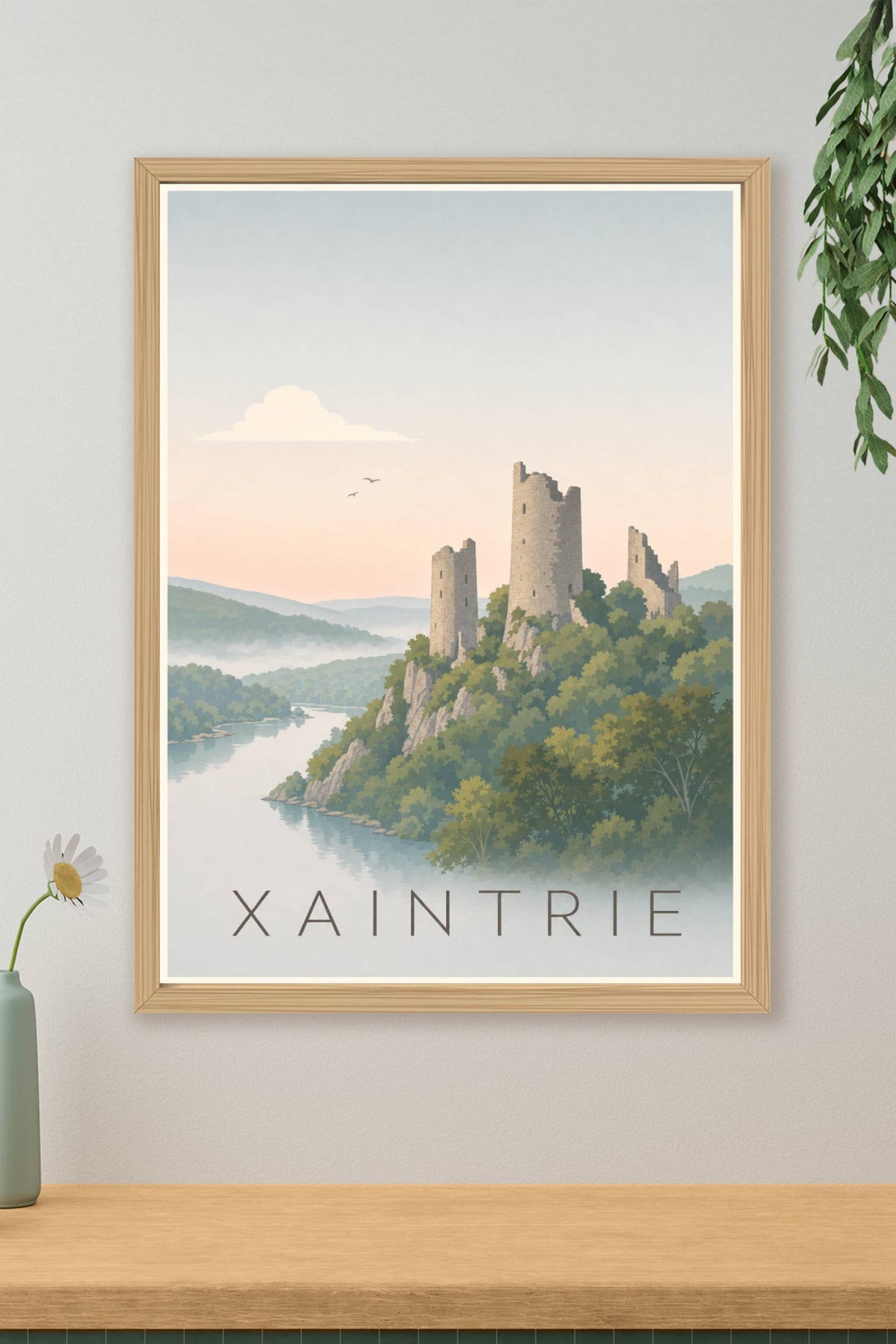 Affiche de la Xaintrie - Poster des tours de Merle