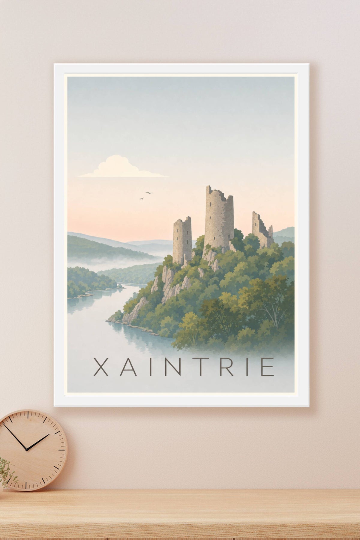 Affiche de la Xaintrie - Poster des tours de Merle