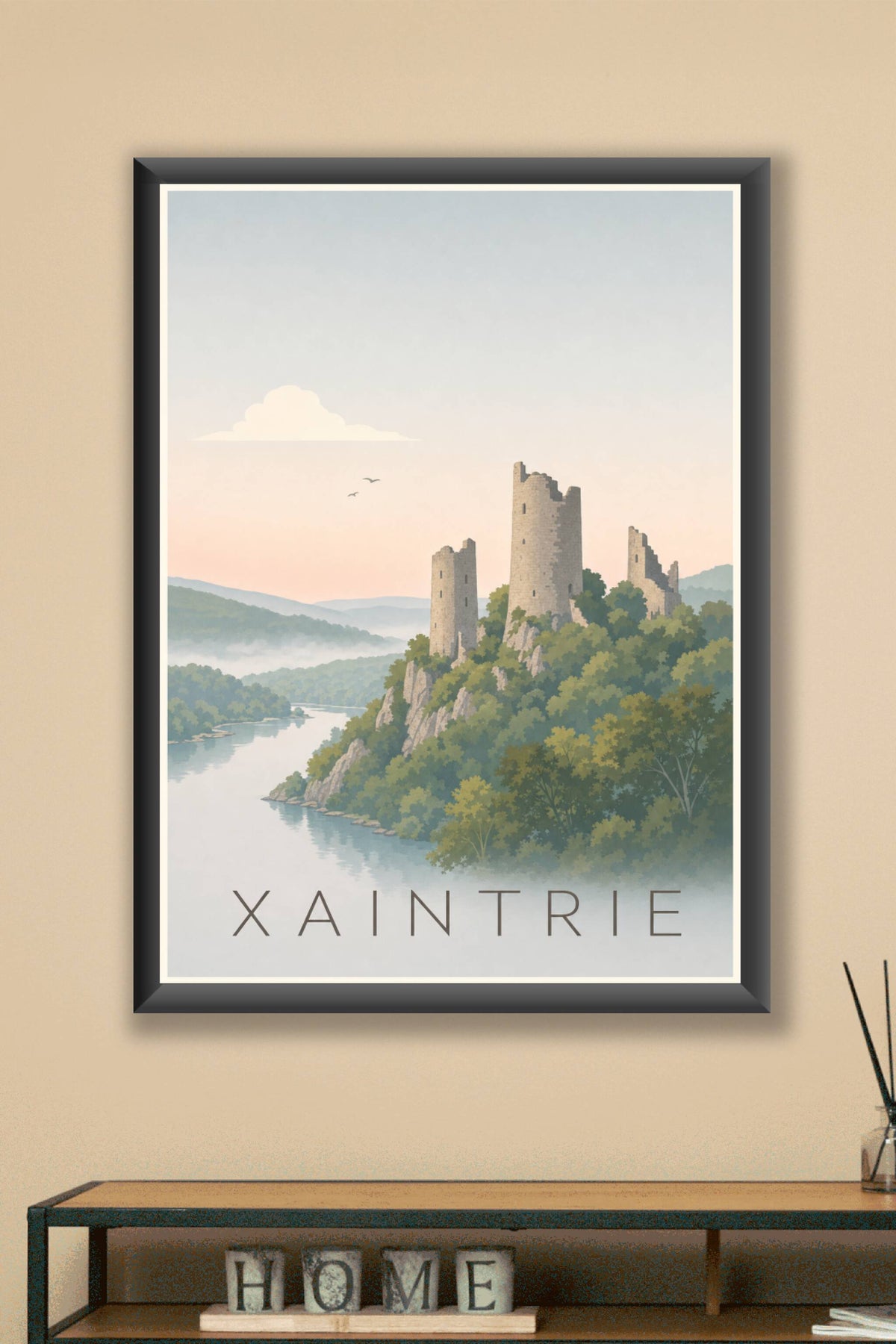 Affiche de la Xaintrie - Poster des tours de Merle