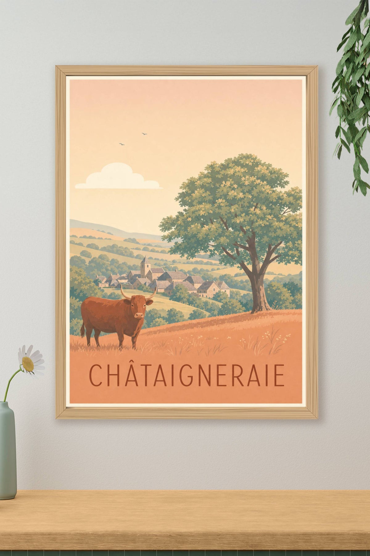 Affiche de la Châtaigneraie - Poster d'Aurillac