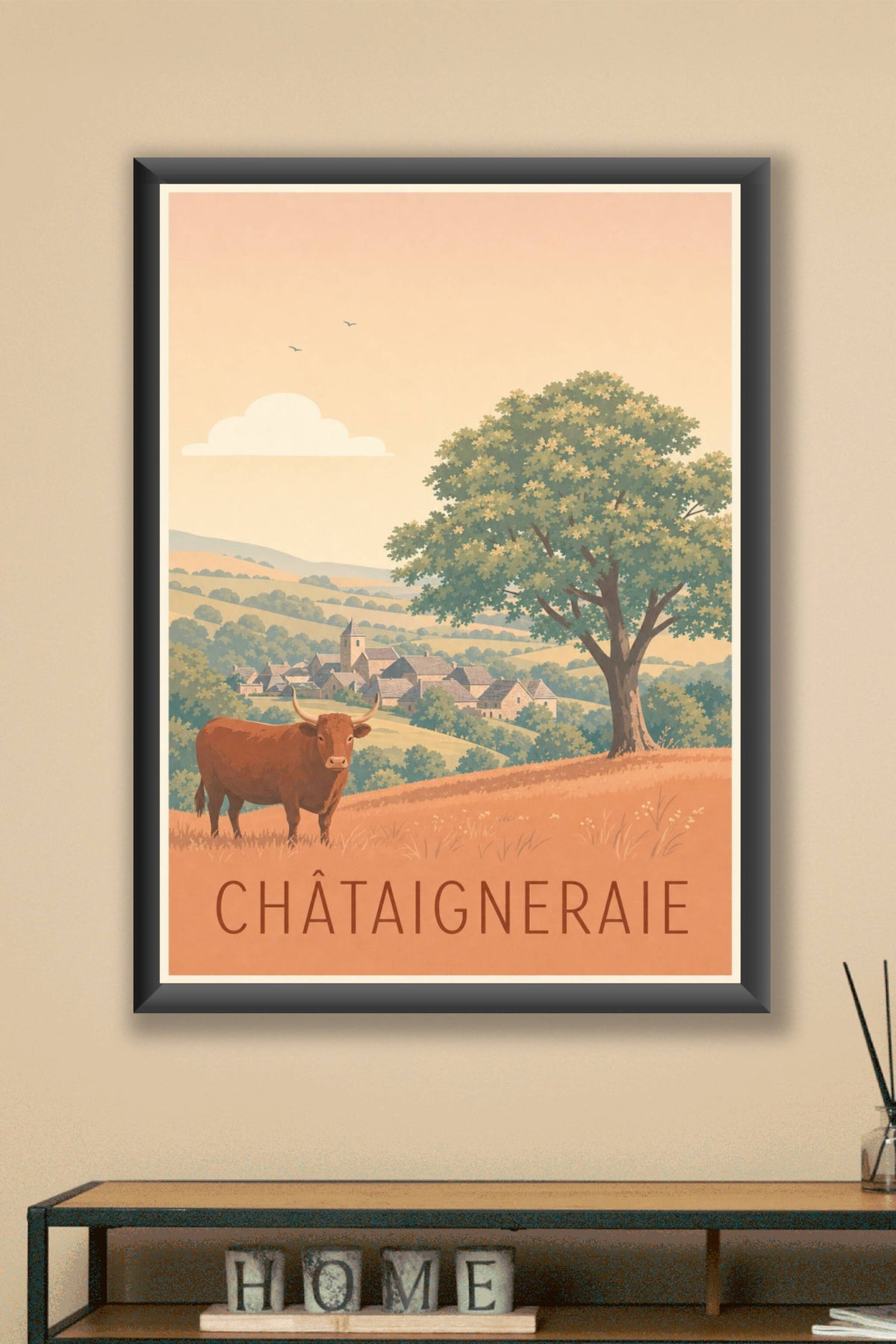 Affiche de la Châtaigneraie - Poster d'Aurillac