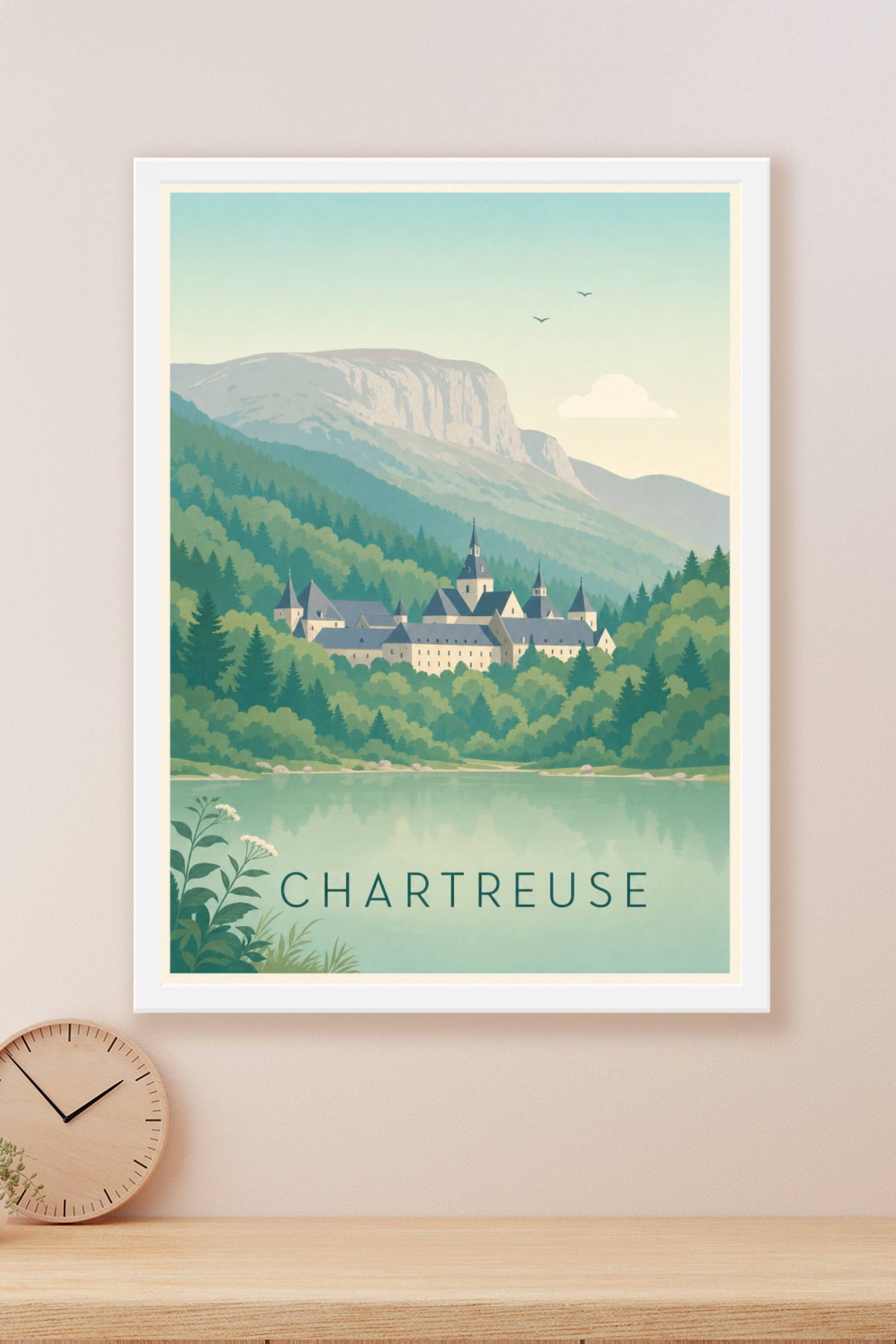 Affiche de la Chartreuse - Poster du monastère de la Grande Chartreuse