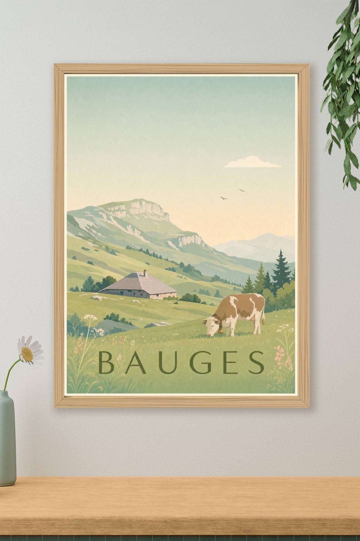 Affiche des Bauges - Poster de Chambéry