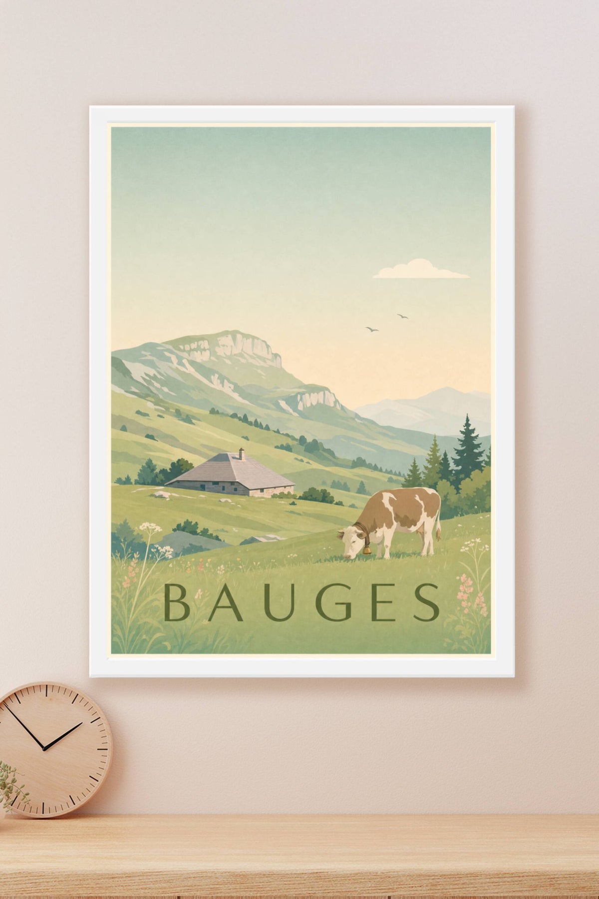 Affiche des Bauges - Poster de Chambéry