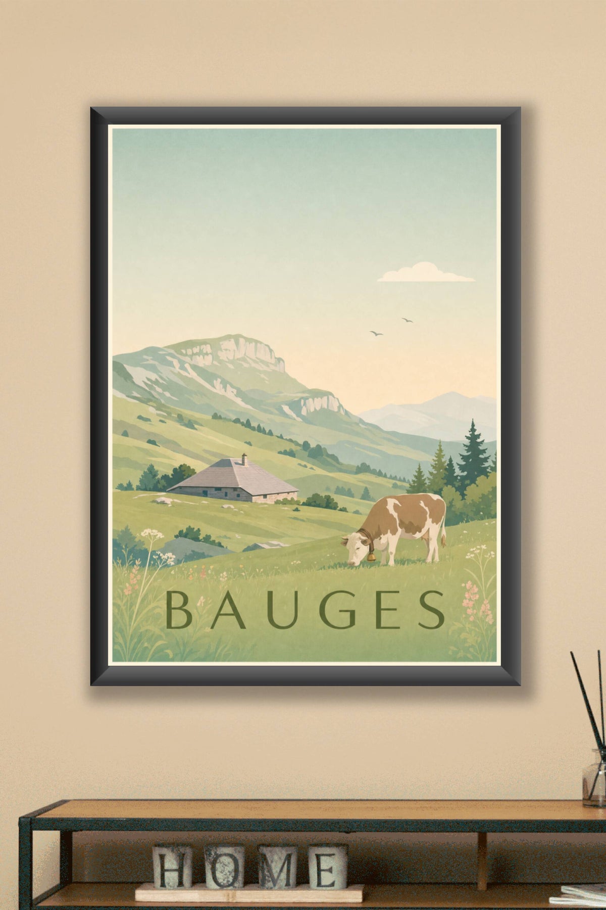 Affiche des Bauges - Poster de Chambéry