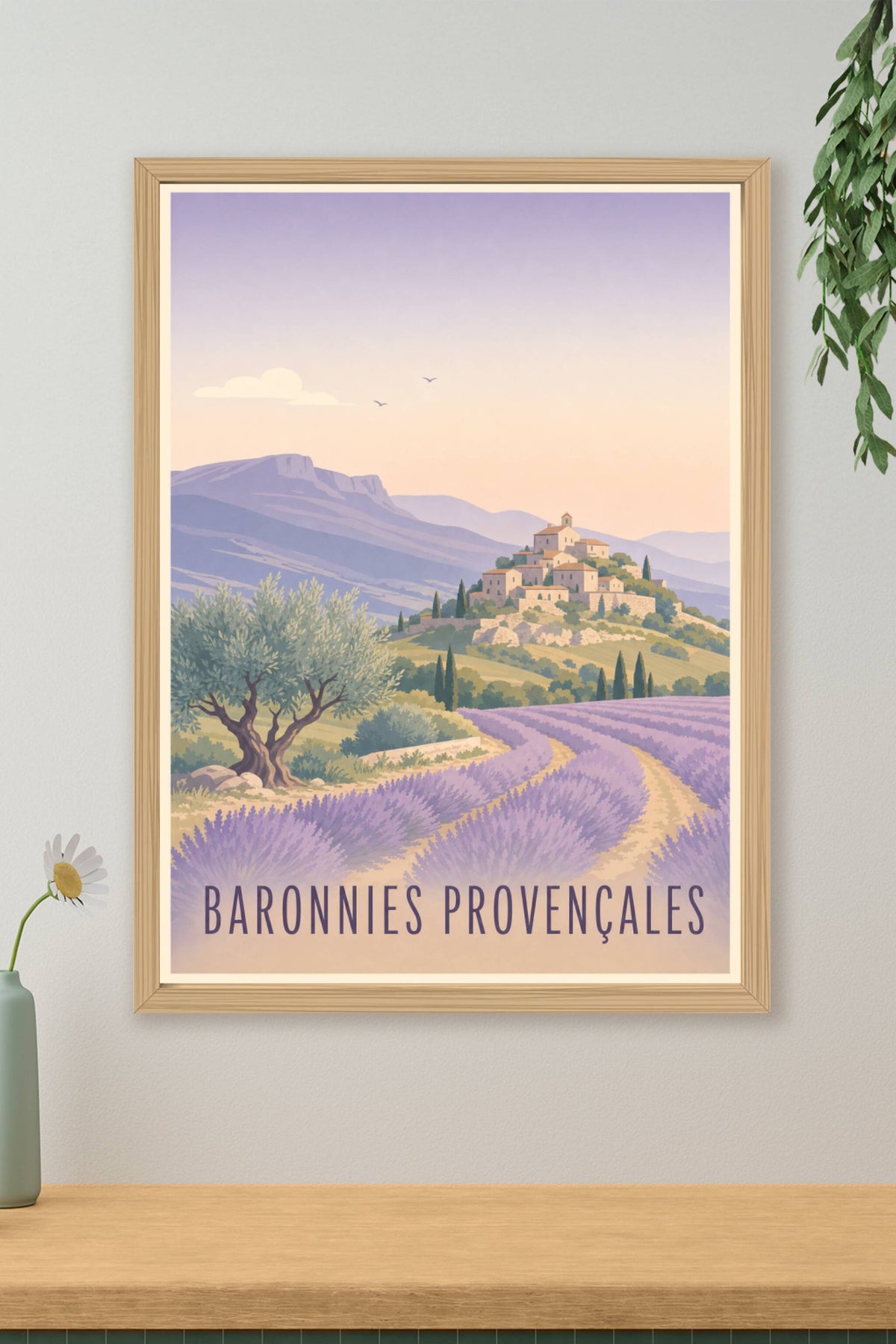 Affiche des Baronnies provençales - Poster de Buis-les-Baronnies