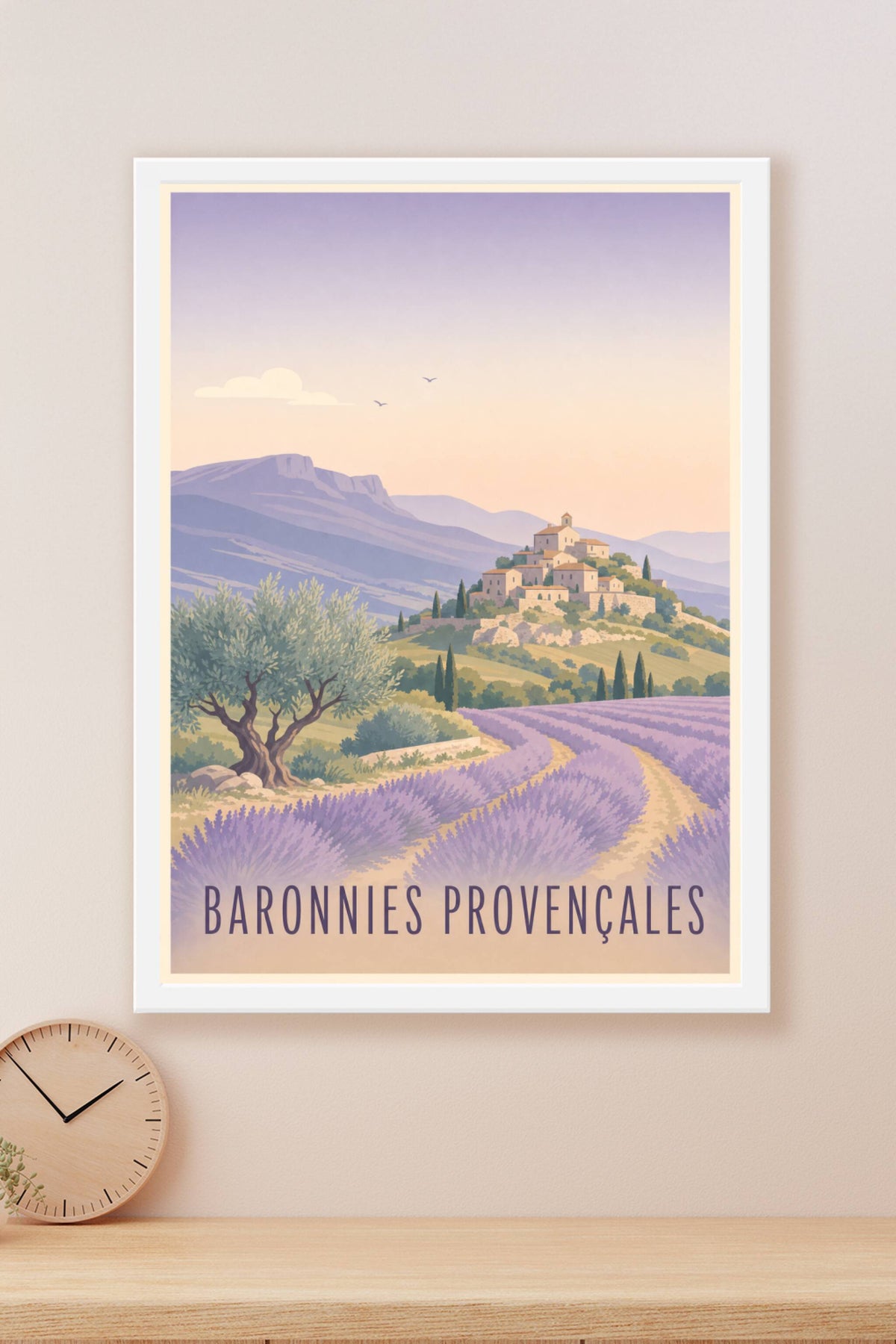 Affiche des Baronnies provençales - Poster de Buis-les-Baronnies