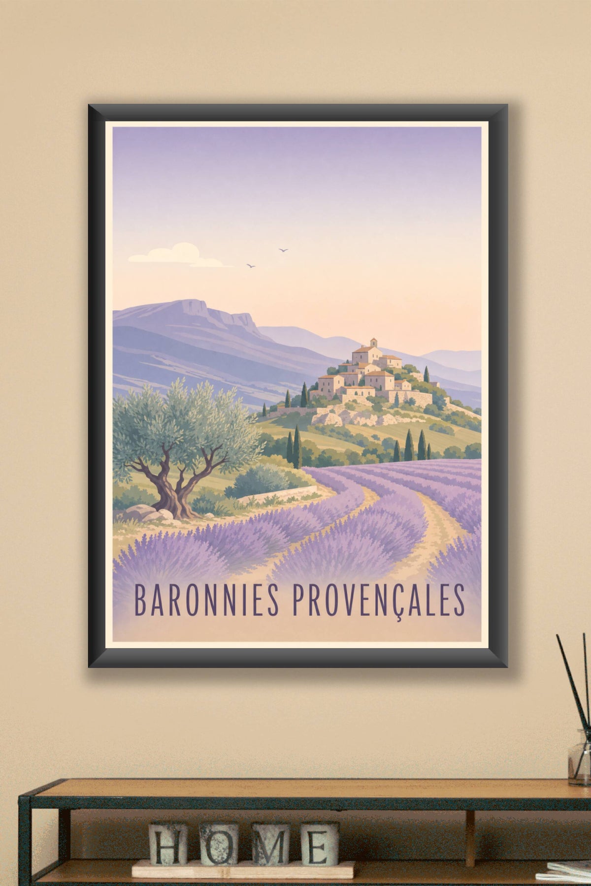Affiche des Baronnies provençales - Poster de Buis-les-Baronnies