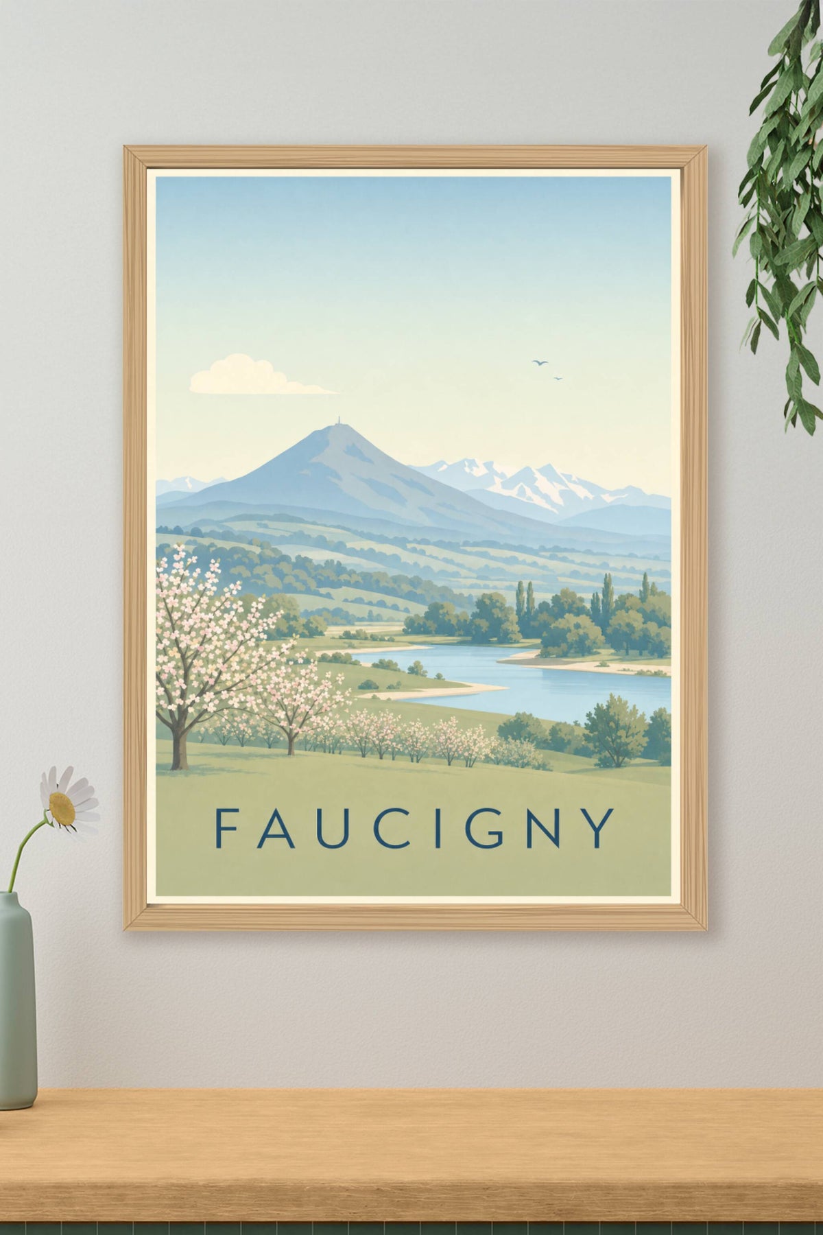 Affiche du Faucigny - Poster de la vallée de l'Arve