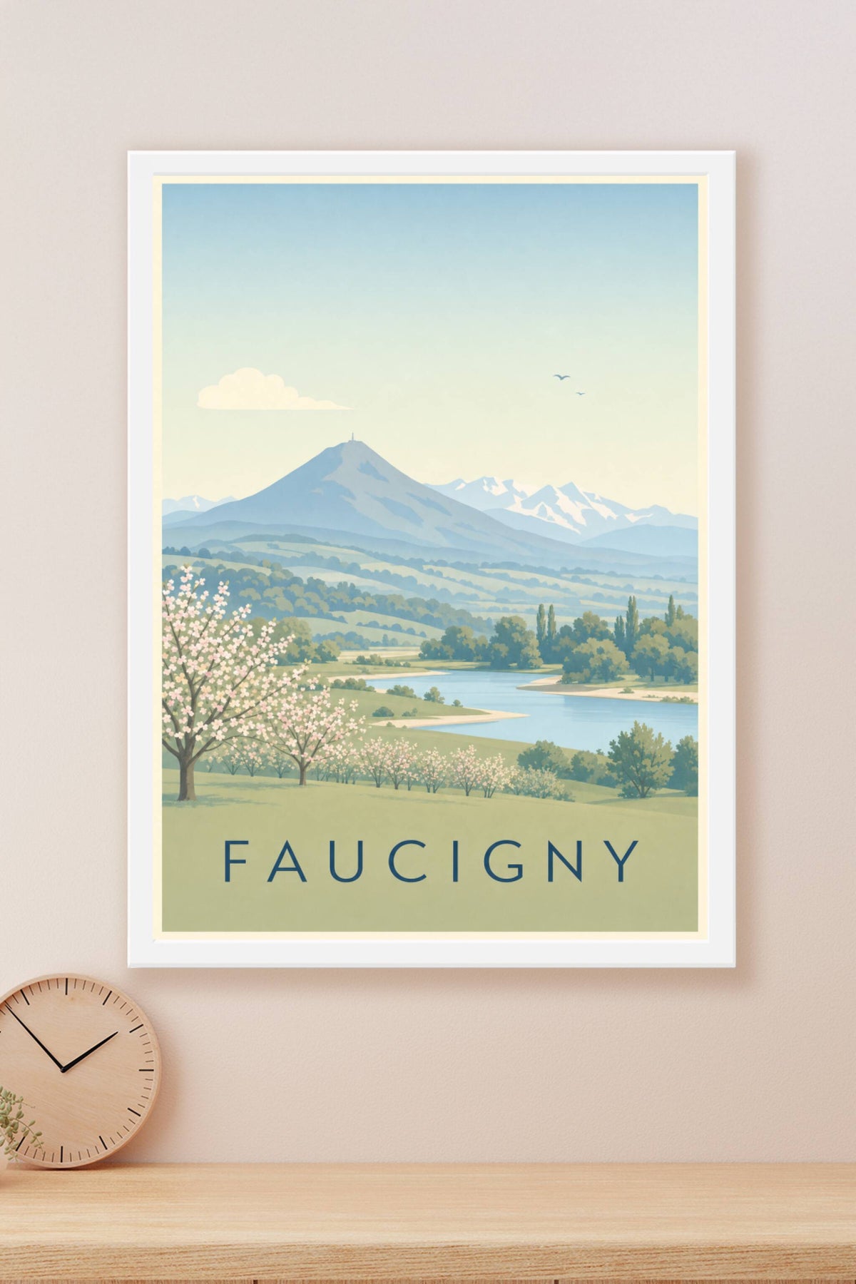 Affiche du Faucigny - Poster de la vallée de l'Arve