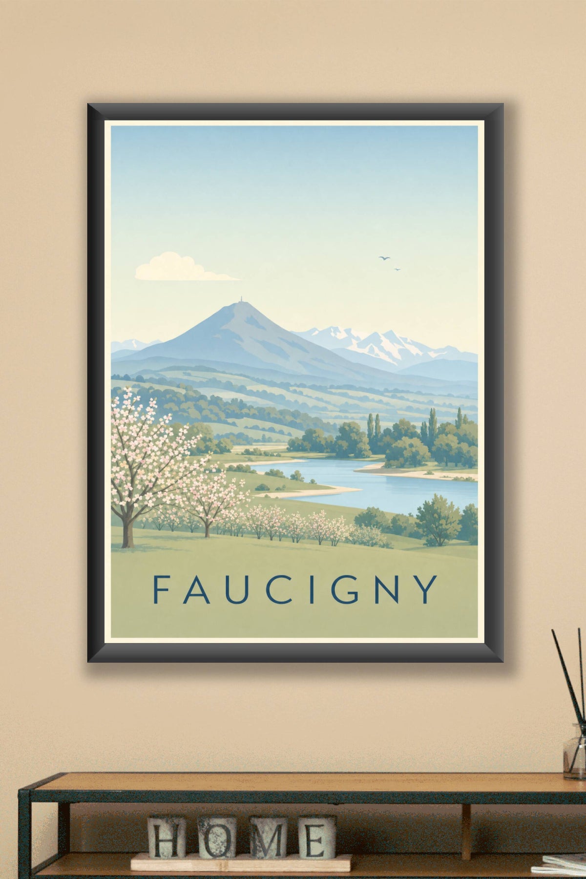 Affiche du Faucigny - Poster de la vallée de l'Arve