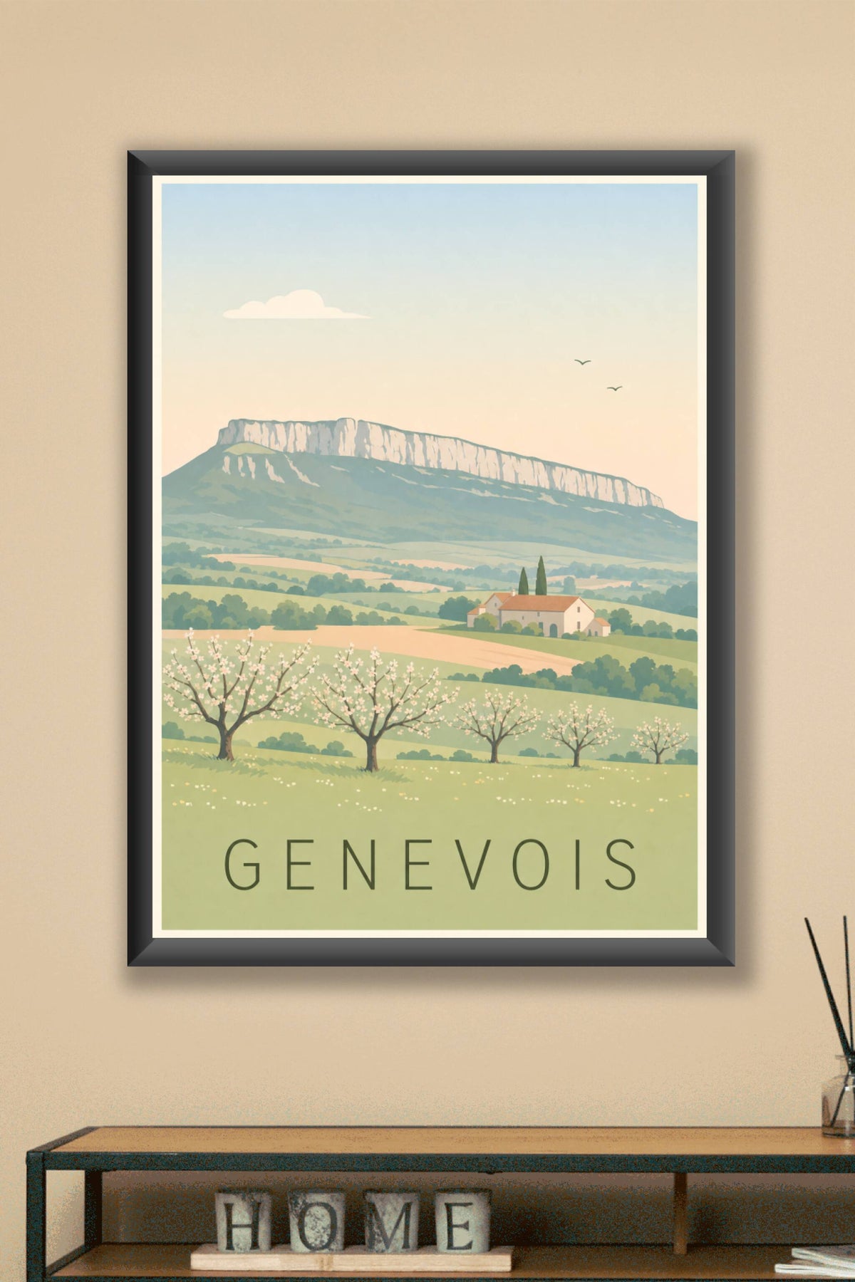 Affiche du Genevois - Poster du Salève
