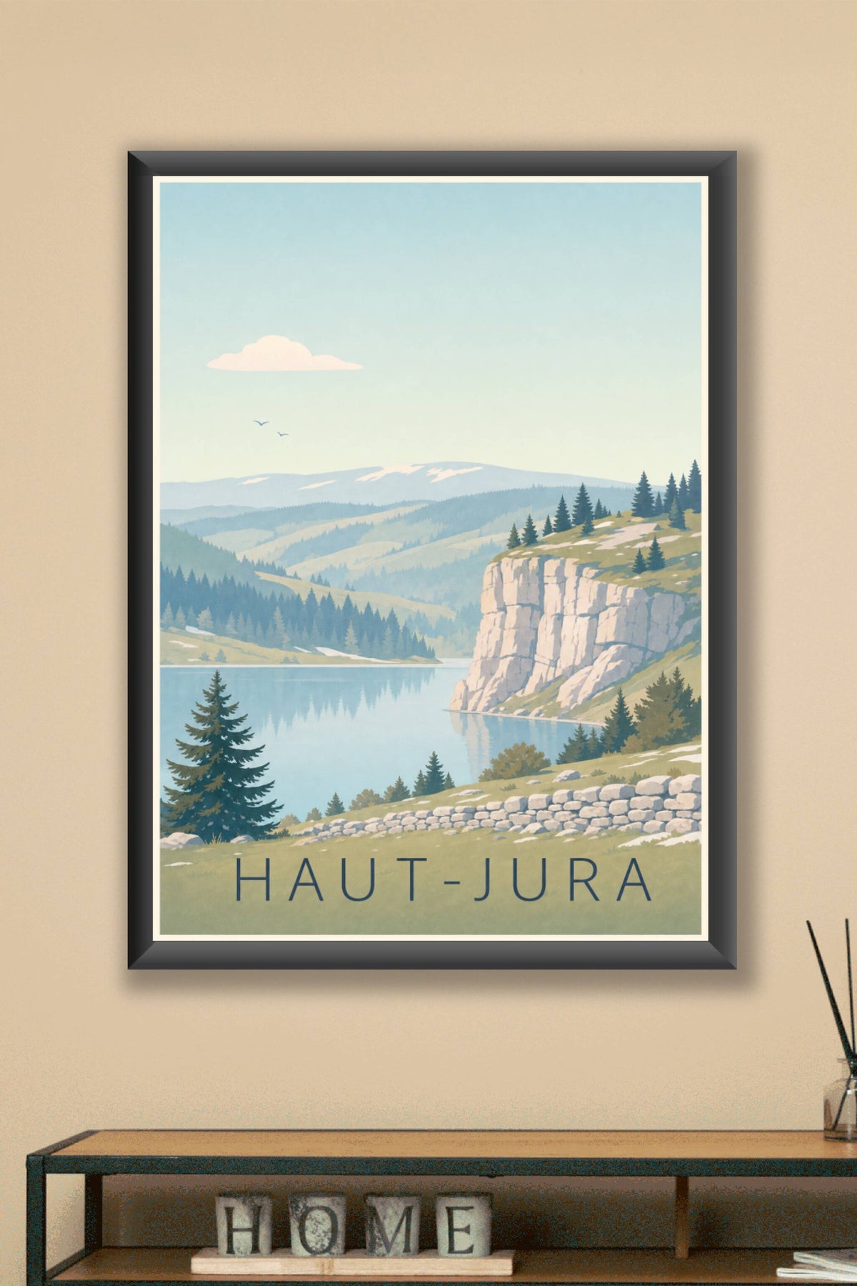 Affiche du Haut-Jura - Poster des Rousses