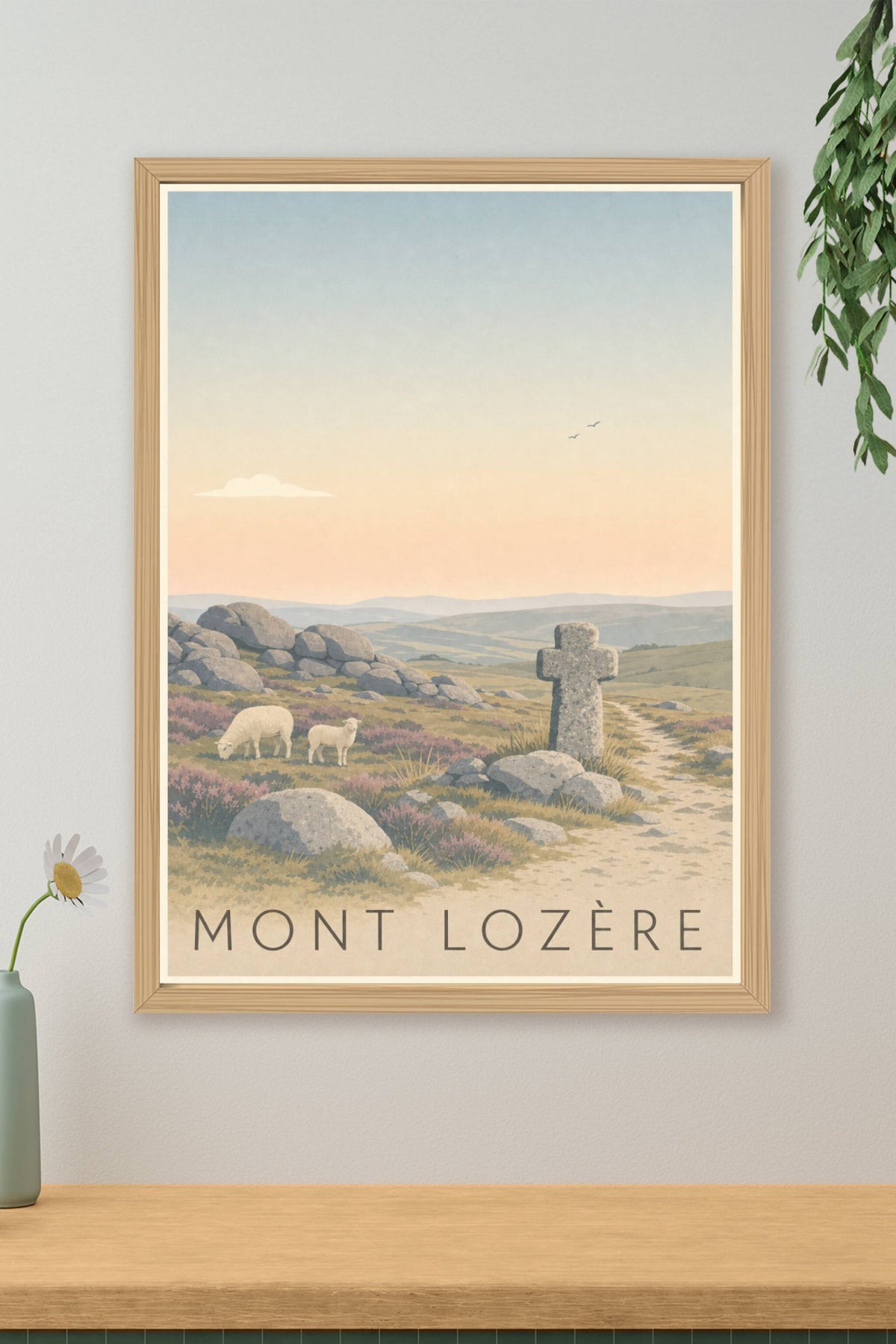 Affiche du Mont Lozère - Poster des sources du Tarn