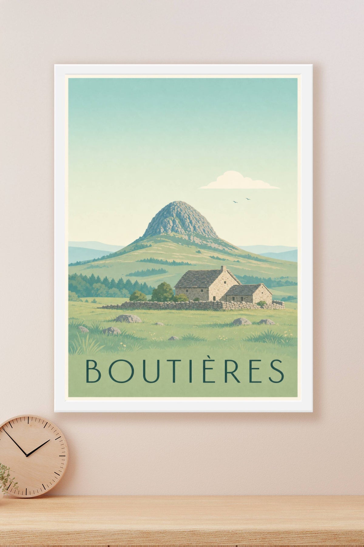 Affiche des Boutières - Poster du mont Gerbier de Jonc