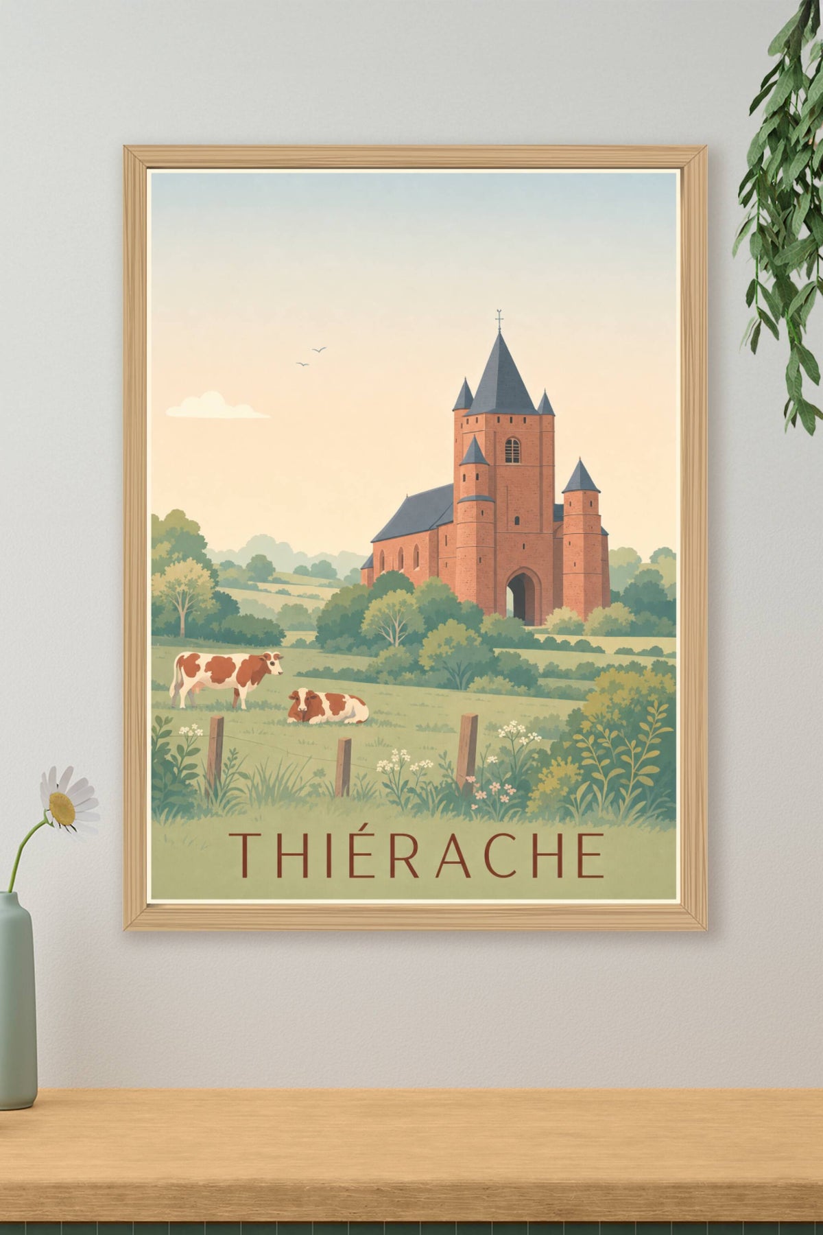 Affiche de la Thiérache - Poster des églises fortifiées