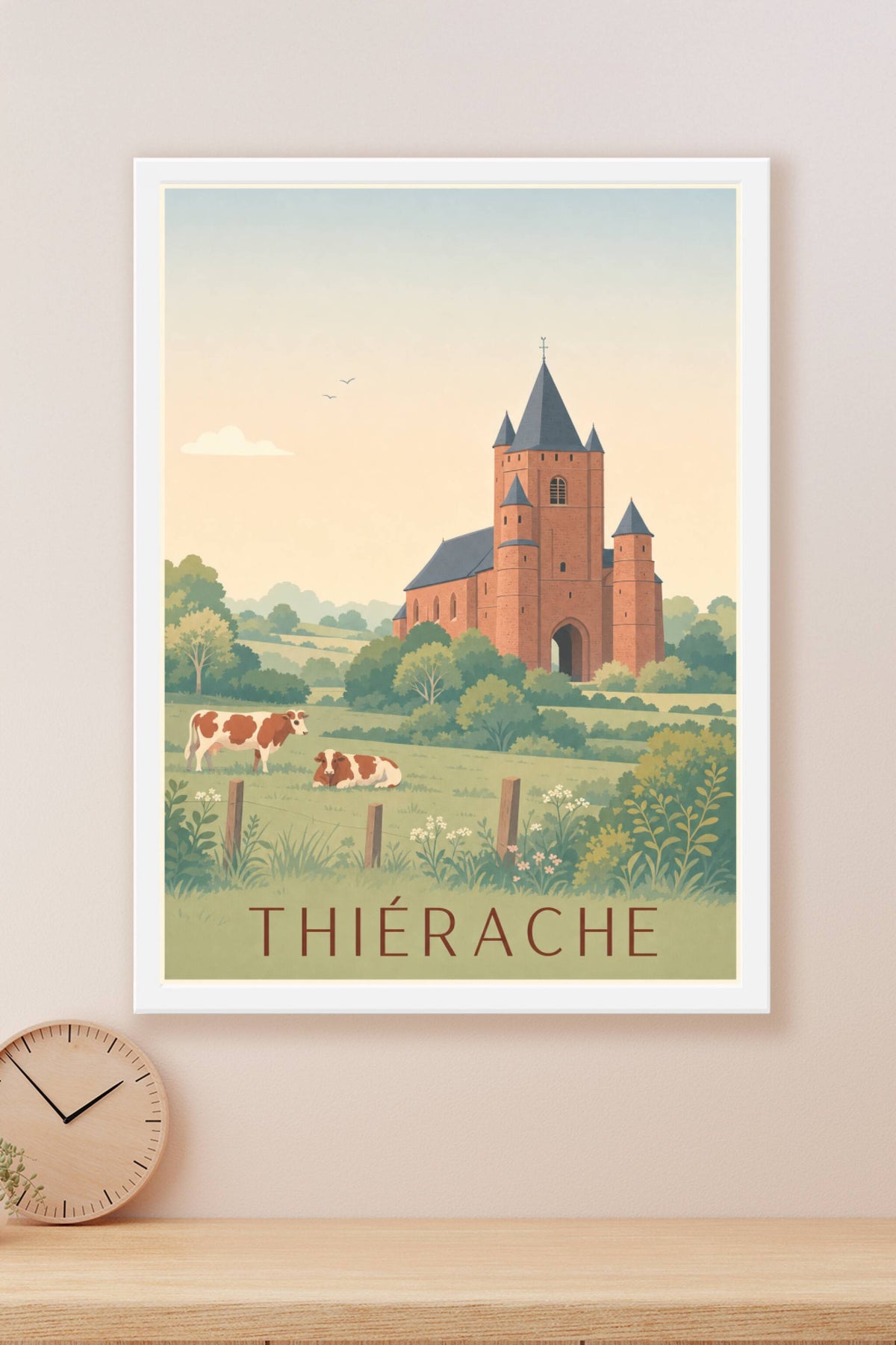 Affiche de la Thiérache - Poster des églises fortifiées