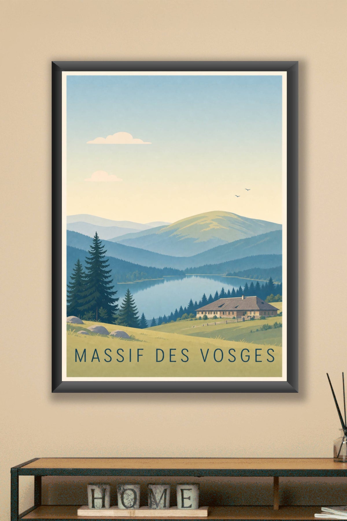 Affiche des Massif des Vosges - Poster de Gérardmer