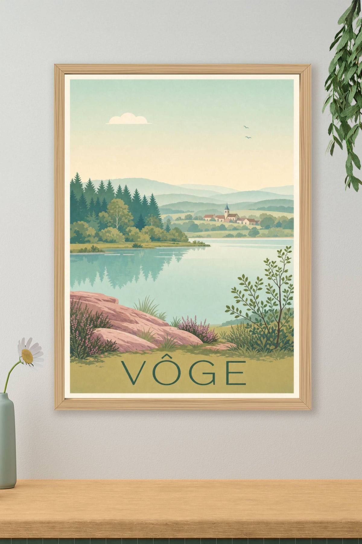 Affiche de la Vôge - Poster de Bains-les-Bains