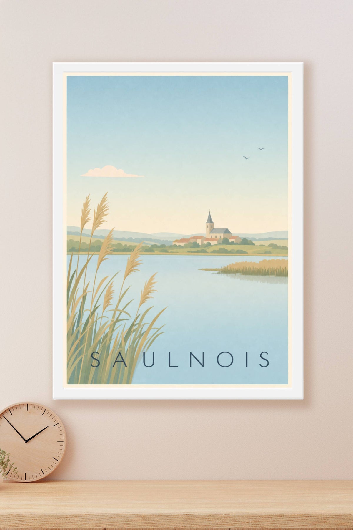 Affiche du Saulnois - Poster de l'étang de Lindre