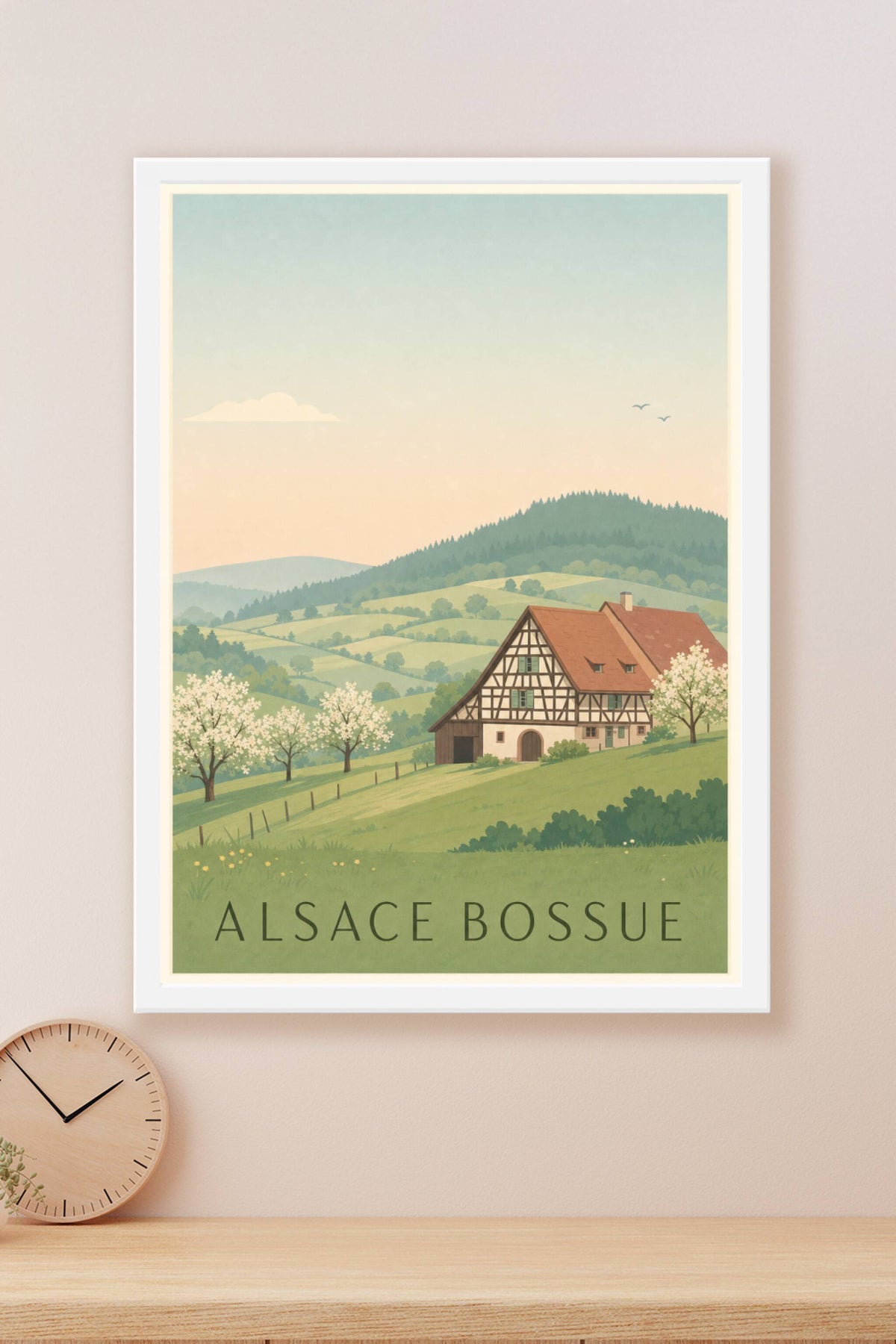 Affiche de l'Alsace Bossue - Poster de La Petite-Pierre