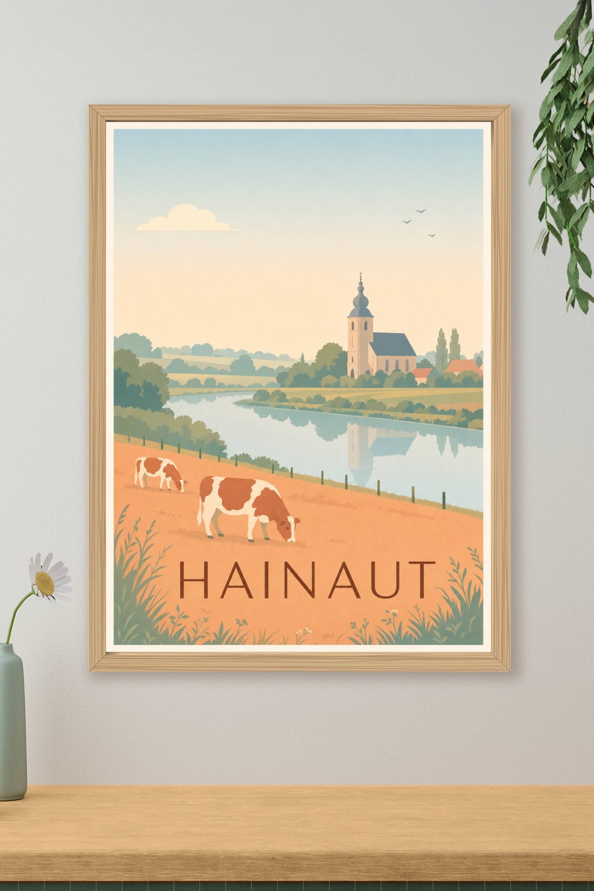 Affiche du Hainaut - Poster de Valenciennes