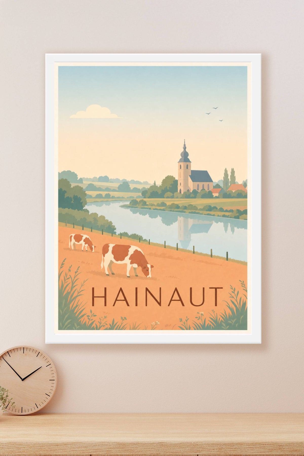Affiche du Hainaut - Poster de Valenciennes