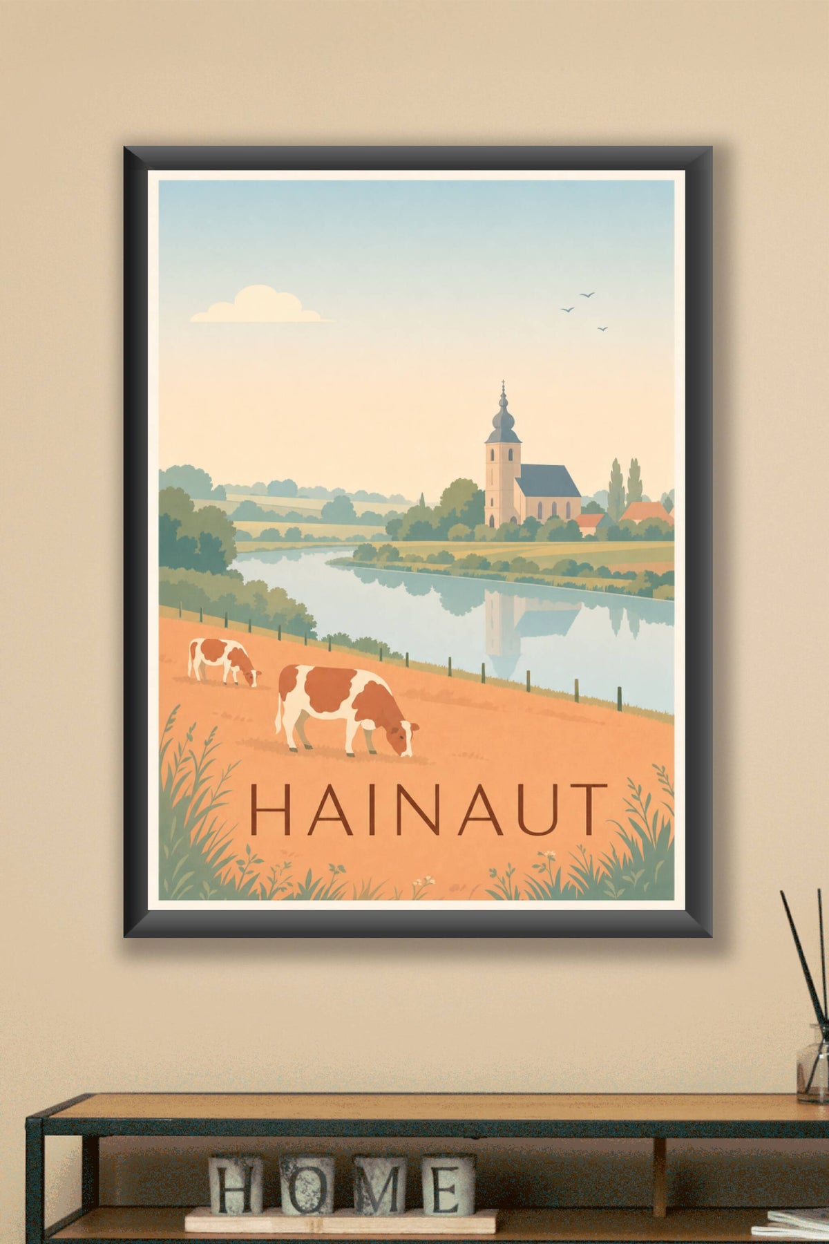 Affiche du Hainaut - Poster de Valenciennes