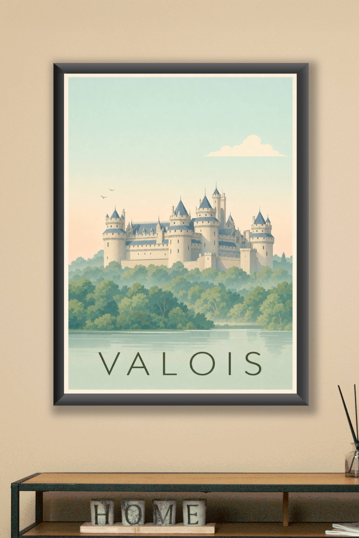 Affiche du Valois - Poster de Pierrefonds