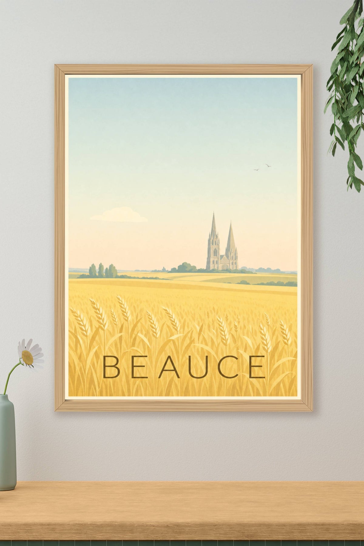 Affiche de la Beauce - Poster de Chartres