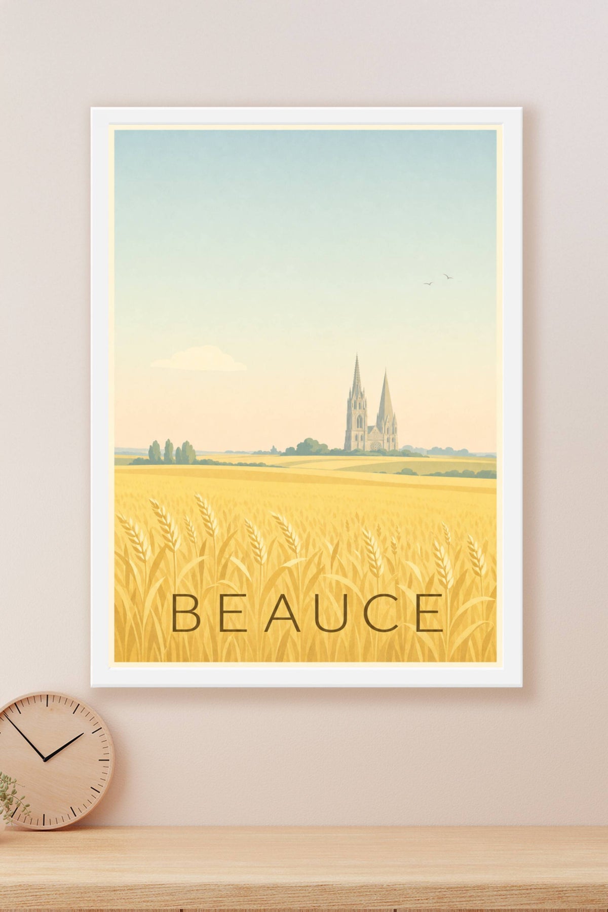 Affiche de la Beauce - Poster de Chartres