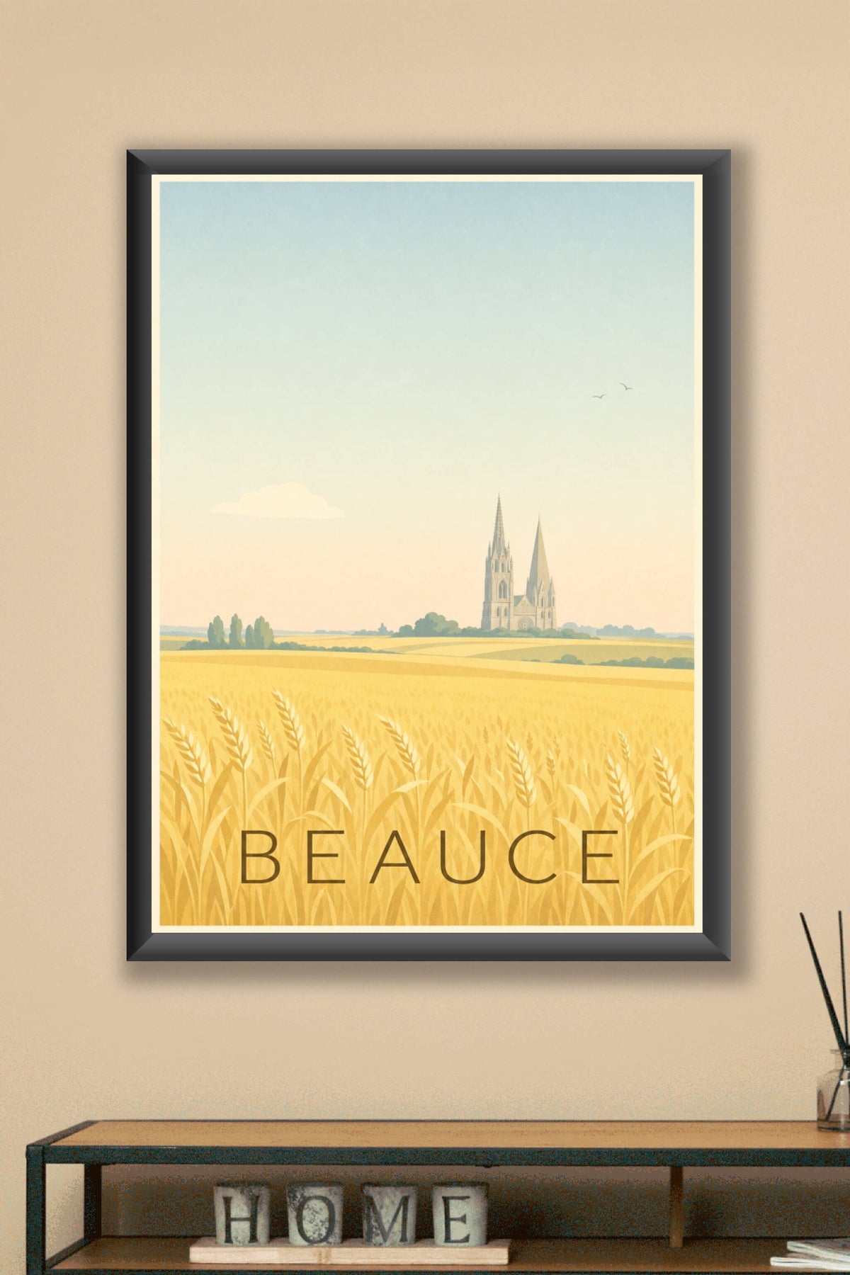 Affiche de la Beauce - Poster de Chartres