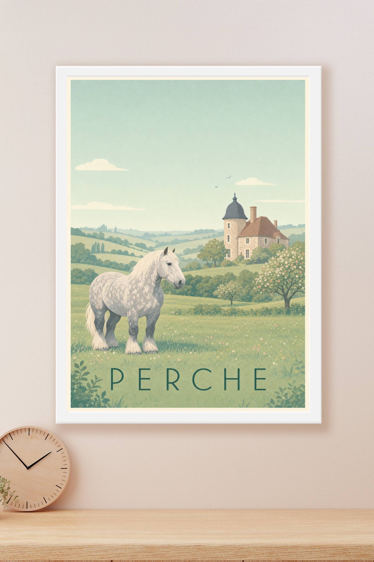 Affiche du Perche - Poster du cheval percheron