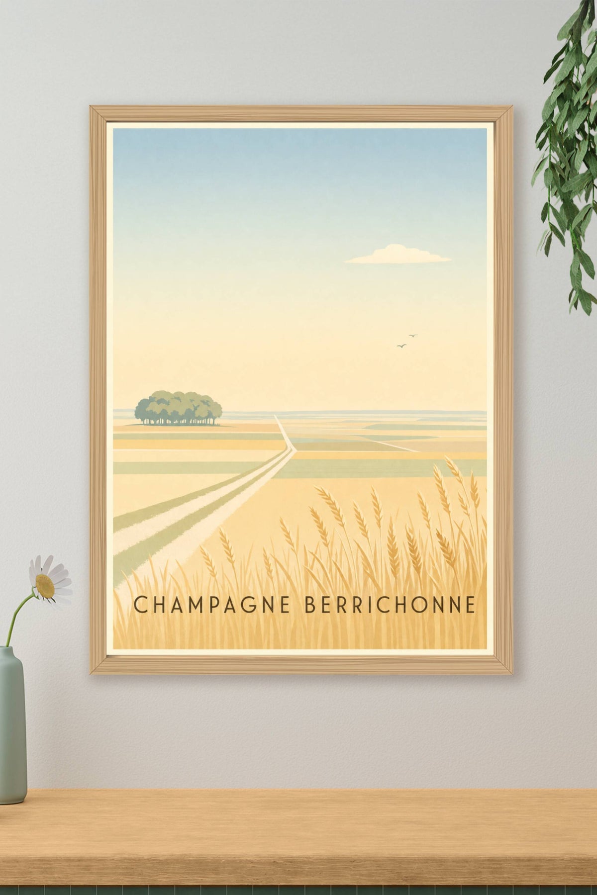 Affiche de la Champagne berrichonne - Poster d'Issoudun