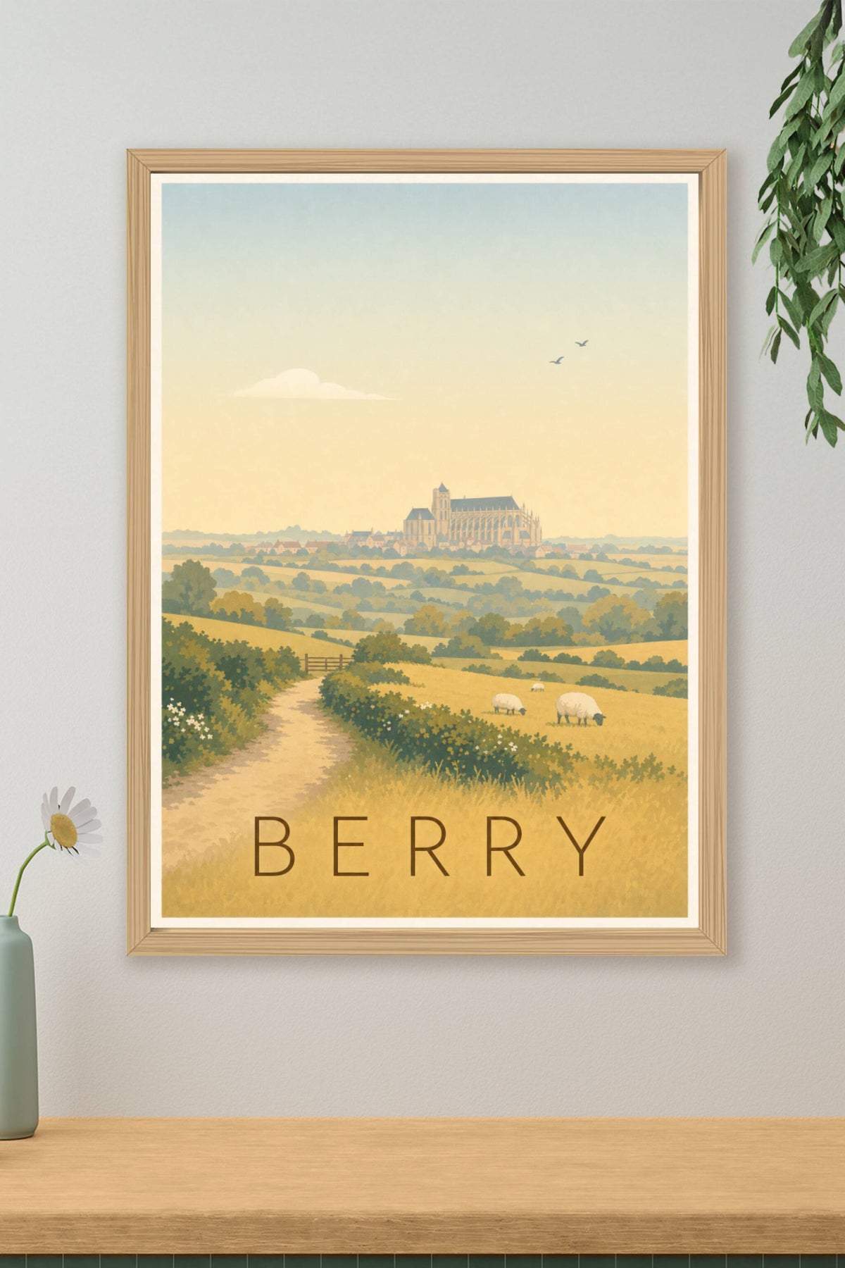 Affiche du Berry - Poster de Bourges