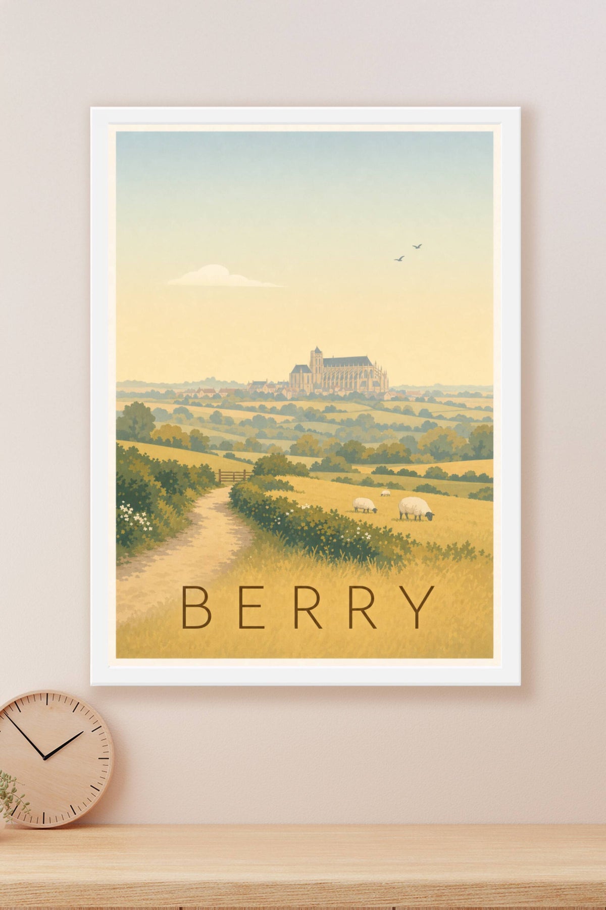 Affiche du Berry - Poster de Bourges