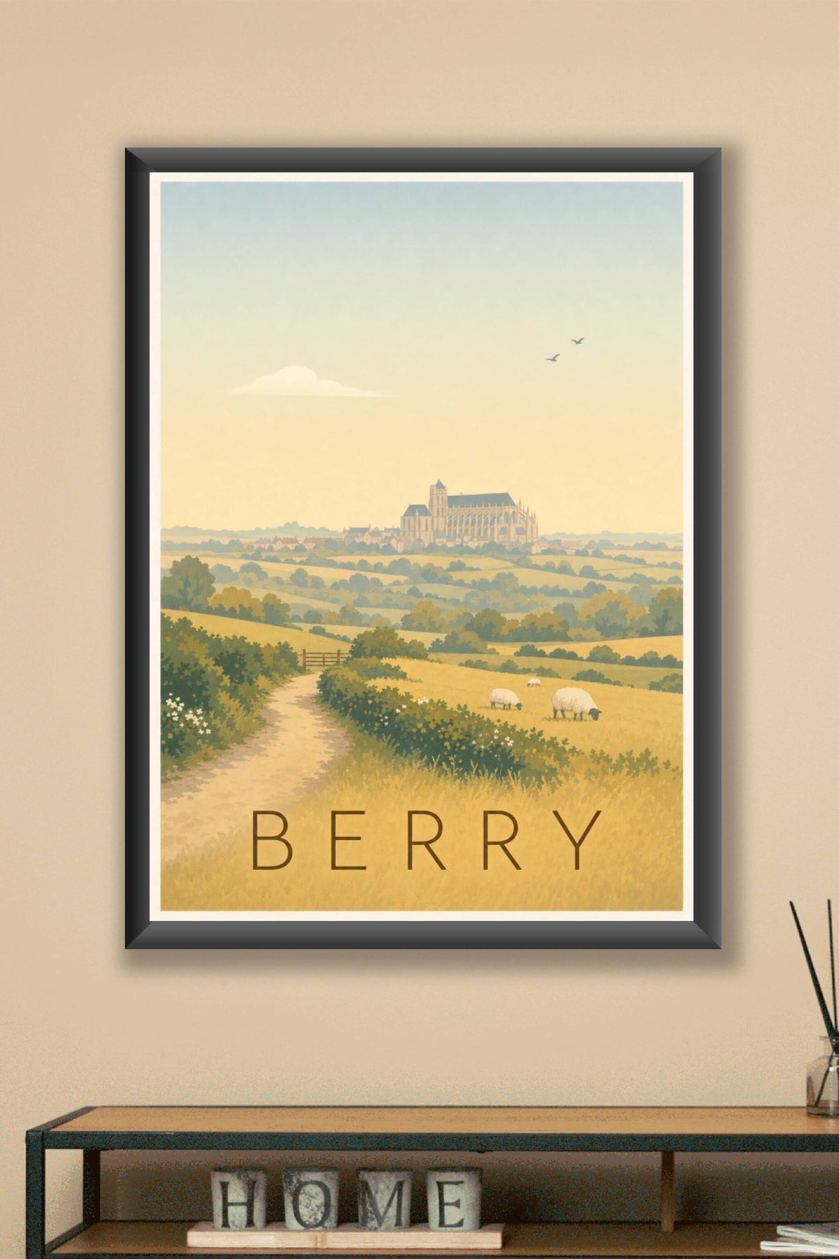 Affiche du Berry - Poster de Bourges