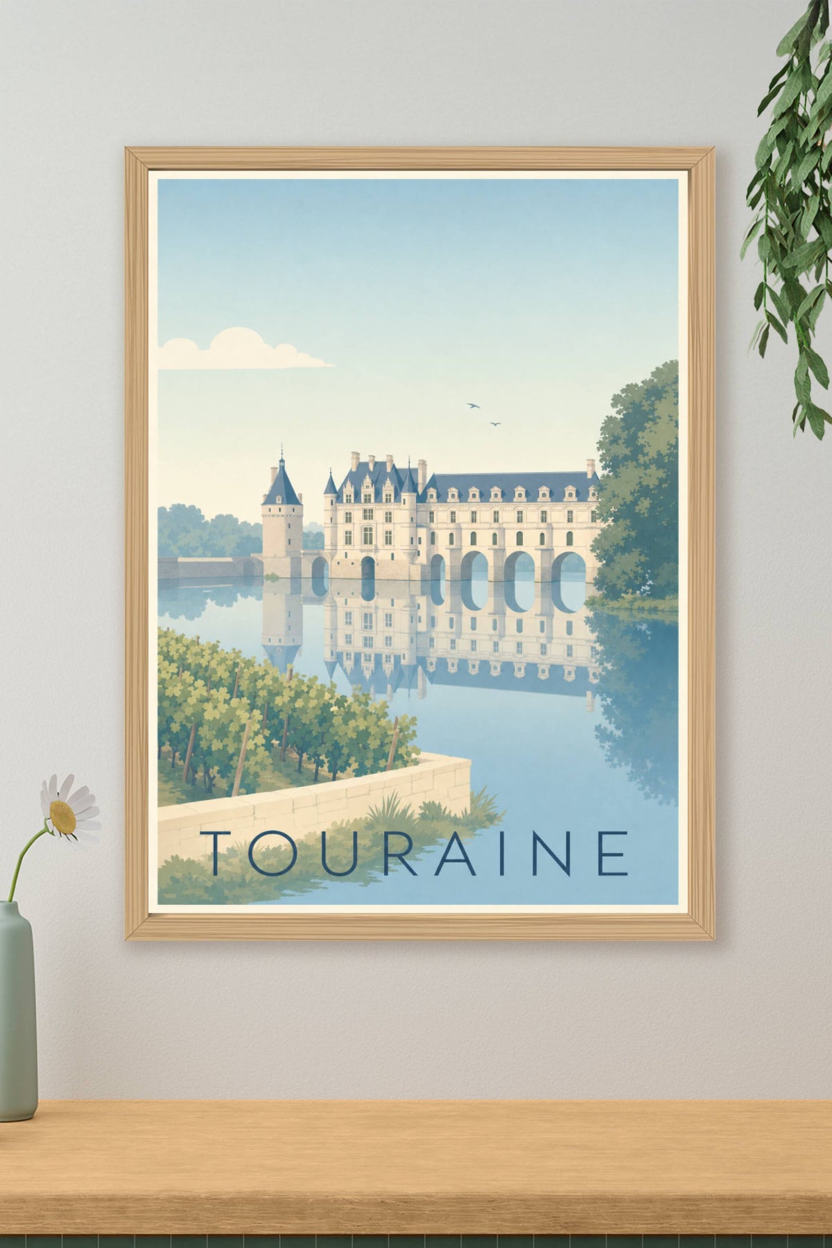 Affiche de la Touraine - Poster de Chenonceau