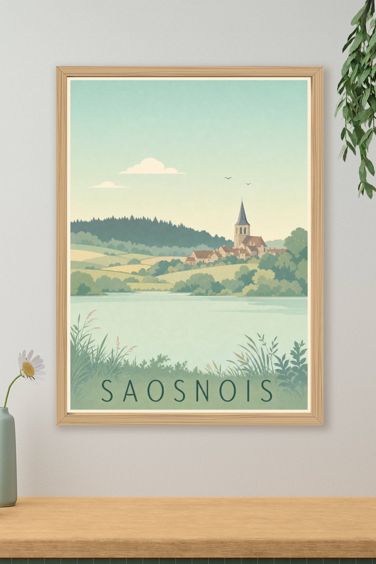 Affiche du Saosnois - Poster de la forêt de Perseigne